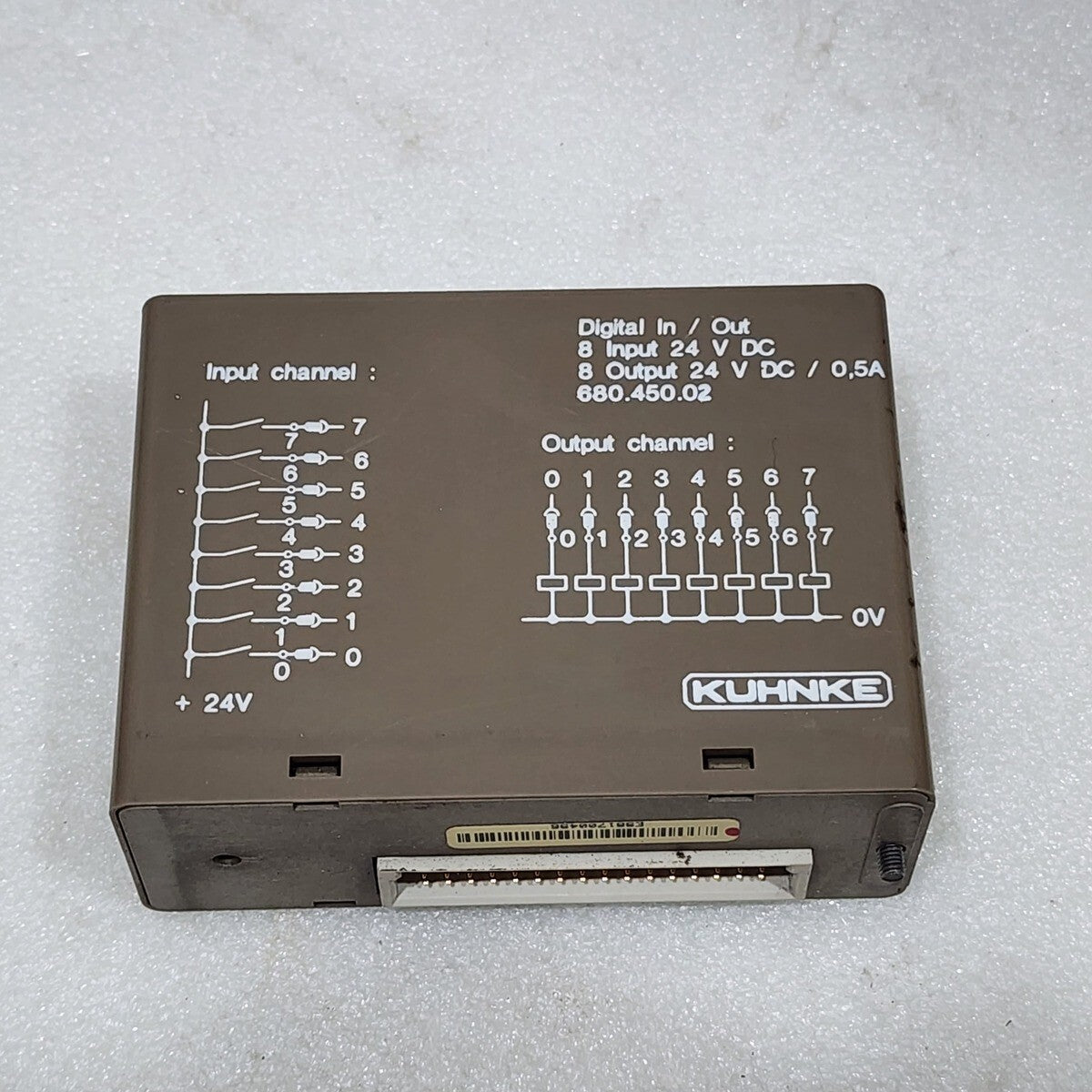 KUHNKE 680.450.02 8CH DIGITAL IN/OUT MODULE