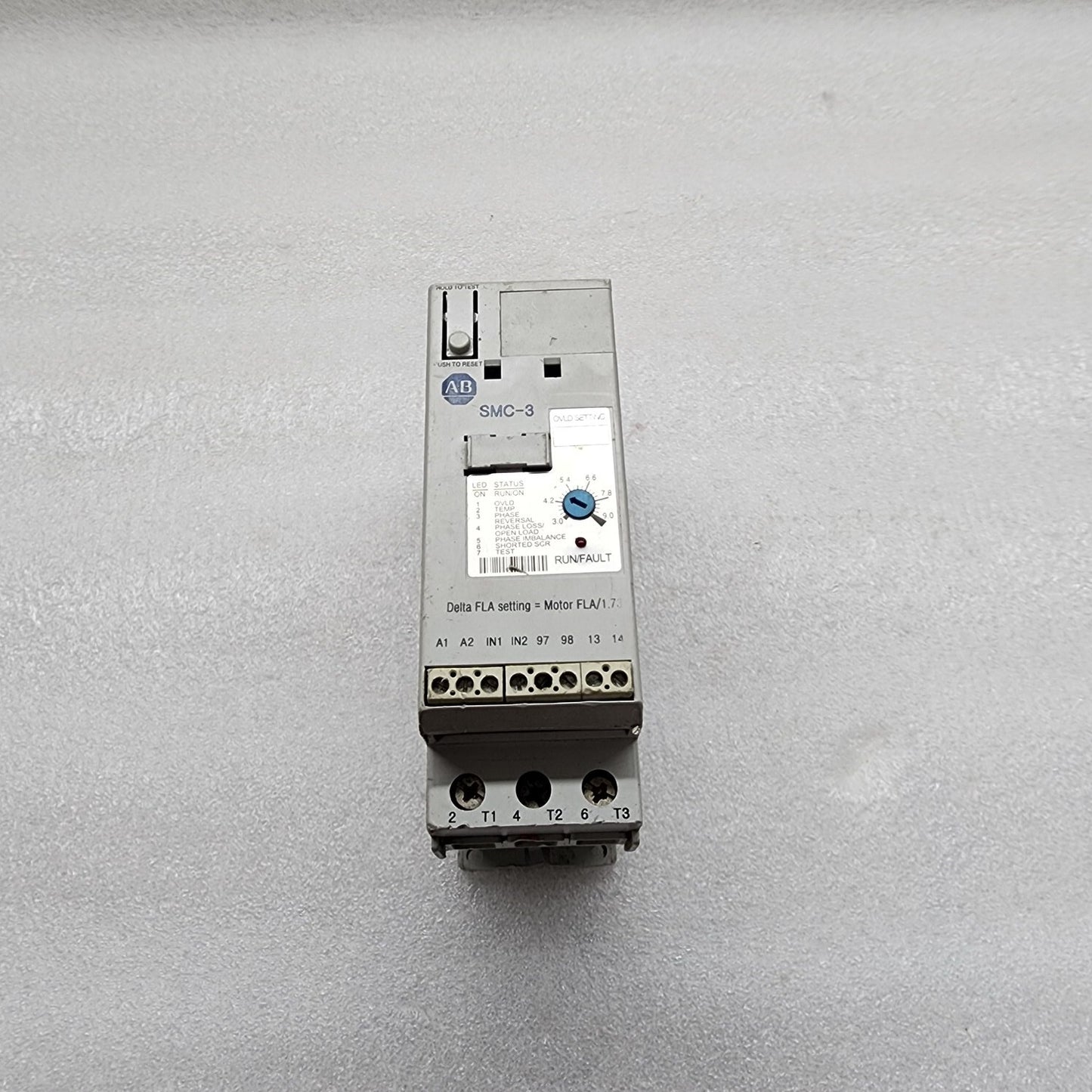 ALLEN BRADLEY SMC-3 MOTOR CONTROLLER CAT 150-C9NBD 7.5KW
