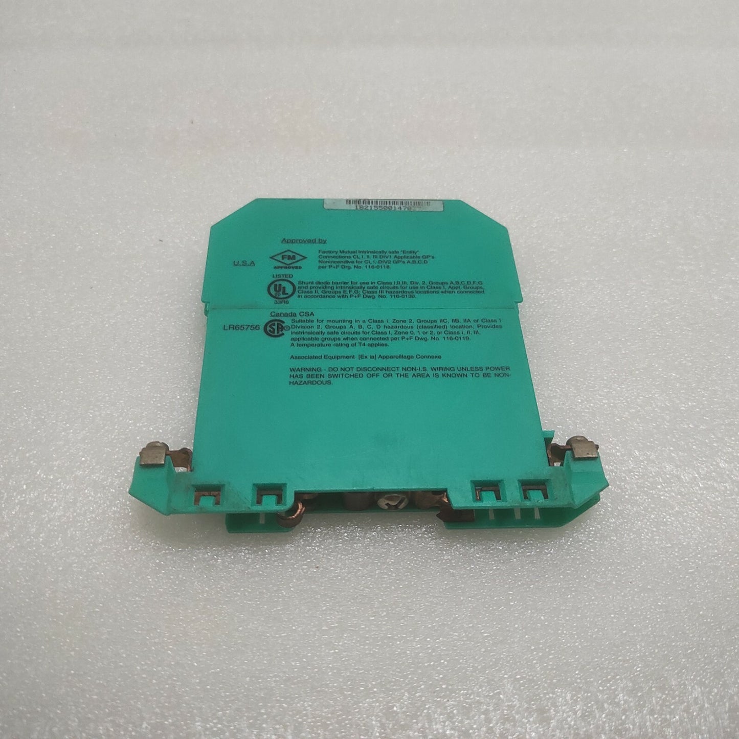 PEPPERL + FUCHS Z728.H ZENER BARRIER 71938