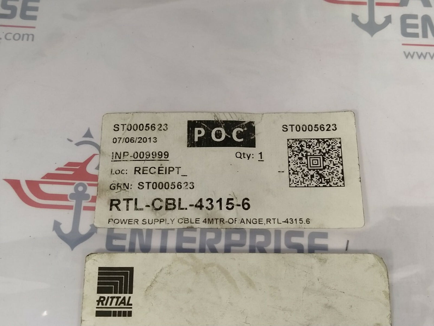 Rittal PS 4315 610 Power Supply Cable RTL-CBL-4315-6