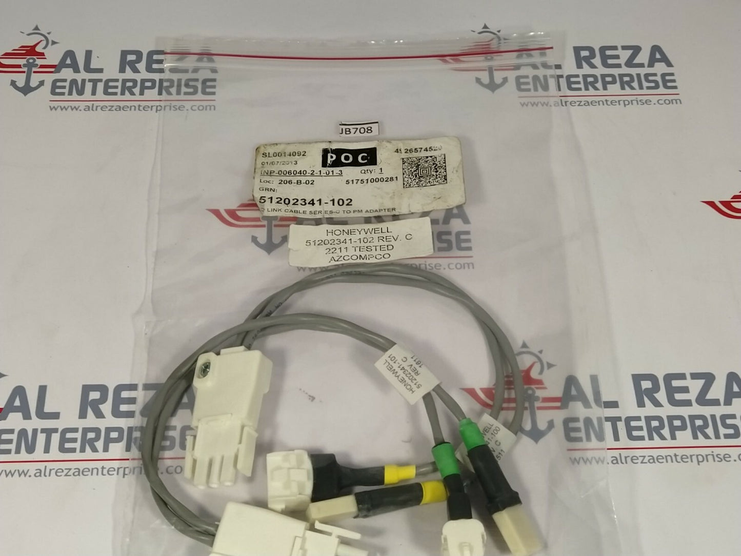 Honeywell 51202341-100 & 51202341-101 Revision C I/O Link Cable