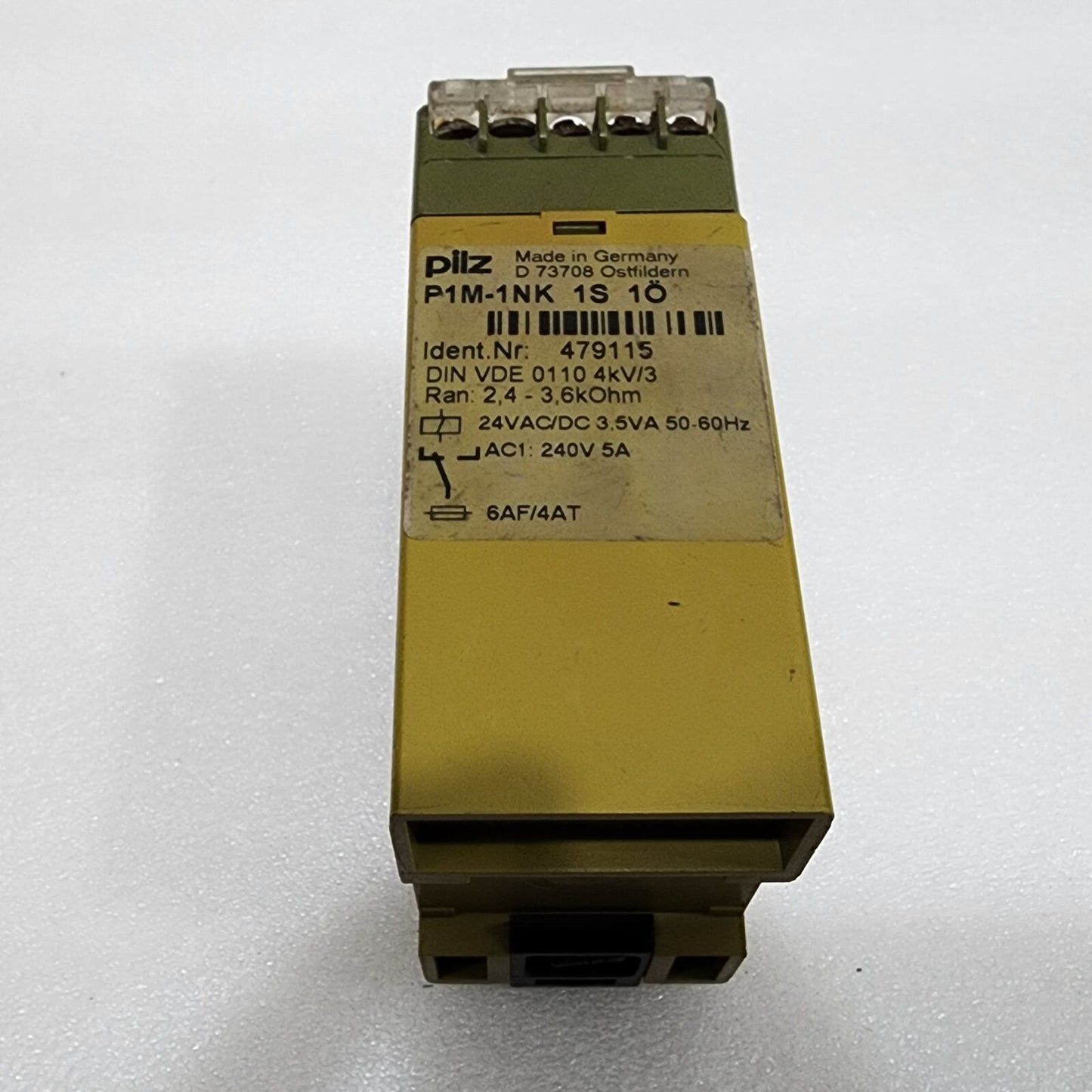 PILZ P1M-1NK TEMPERATURE CONTROLLER 479115 24VAC-DC