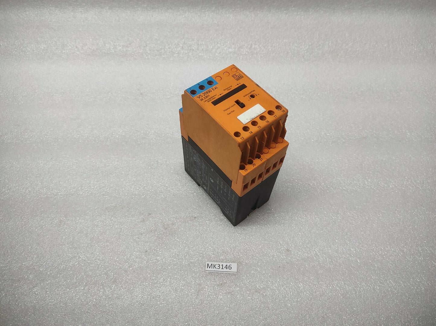 IFM VS2000EXI CONTROL MONITOR SR2301 24VDC