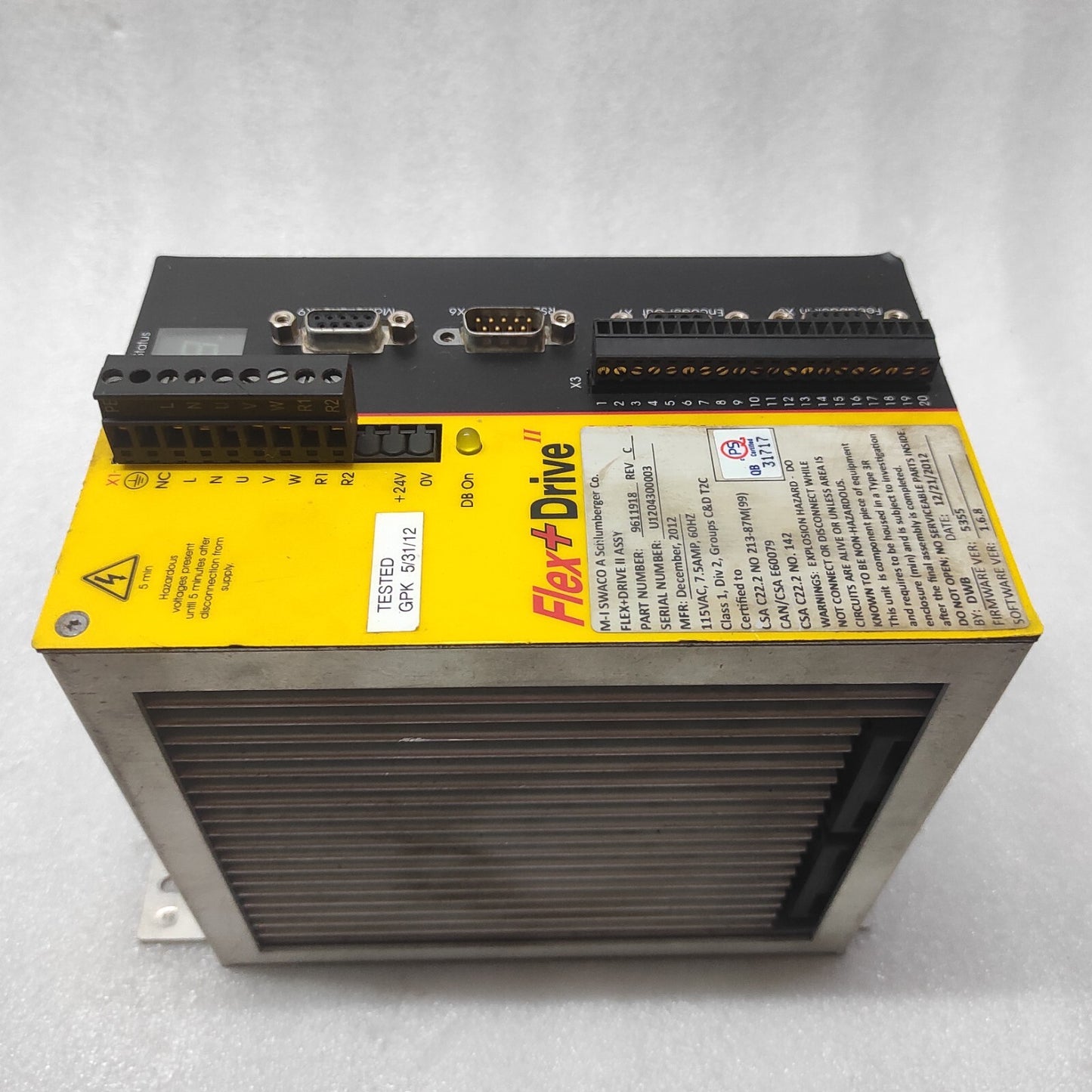 BALDOR FLEX FPH1A07TR-EN20 SRVO DRIVE 9611918