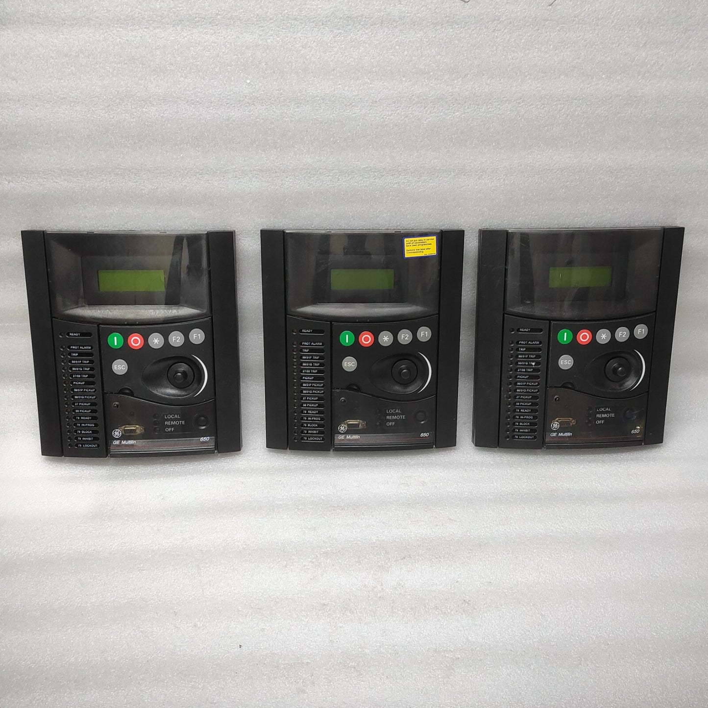 GE MULTILIN 650 BAY CONTROLLER FRONT DISPLAY 189C1337P1R10