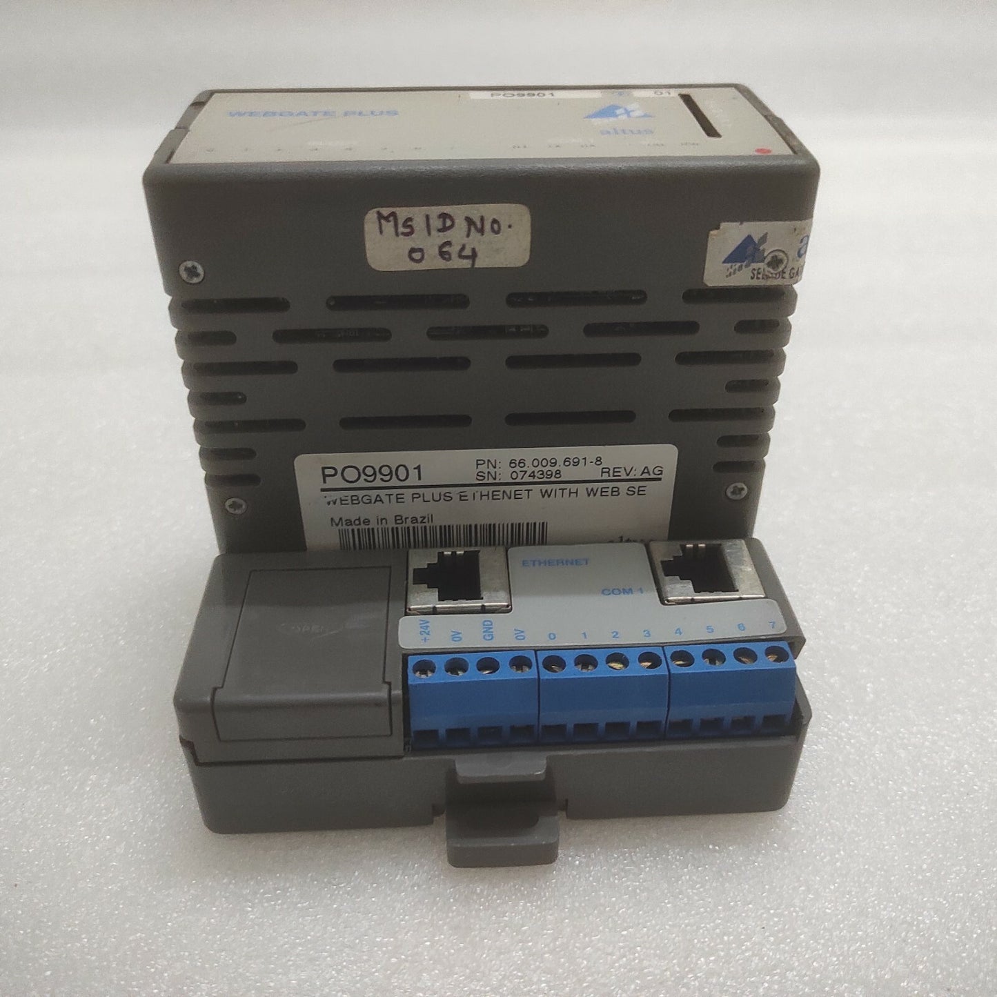 ALTUS PO9901 WEBGATE PLUS ETHERNET WITH WEB SE 66.009.691-8
