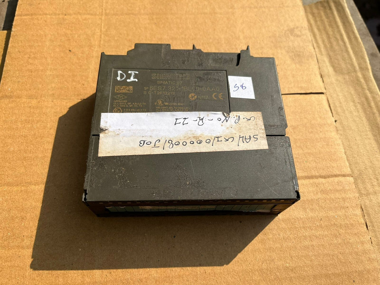 6ES7 321-1BL00-0AA0 NOT TESTED - FOR PARTS - NOT WORKING