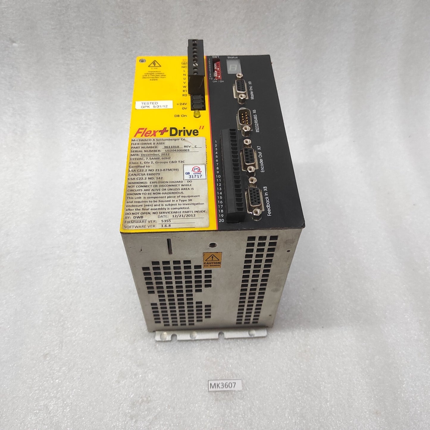 BALDOR FLEX FPH1A07TR-EN20 SRVO DRIVE 9611918