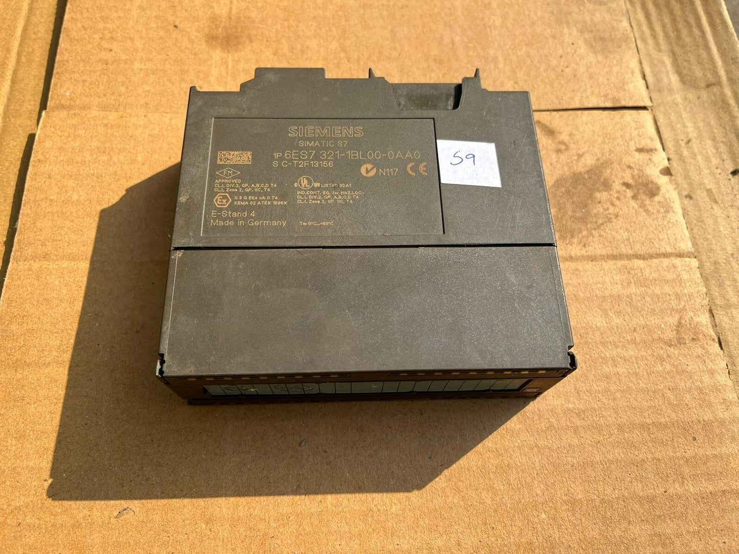 6ES7 321-1BL00-0AA0 NOT TESTED - FOR PARTS - NOT WORKING