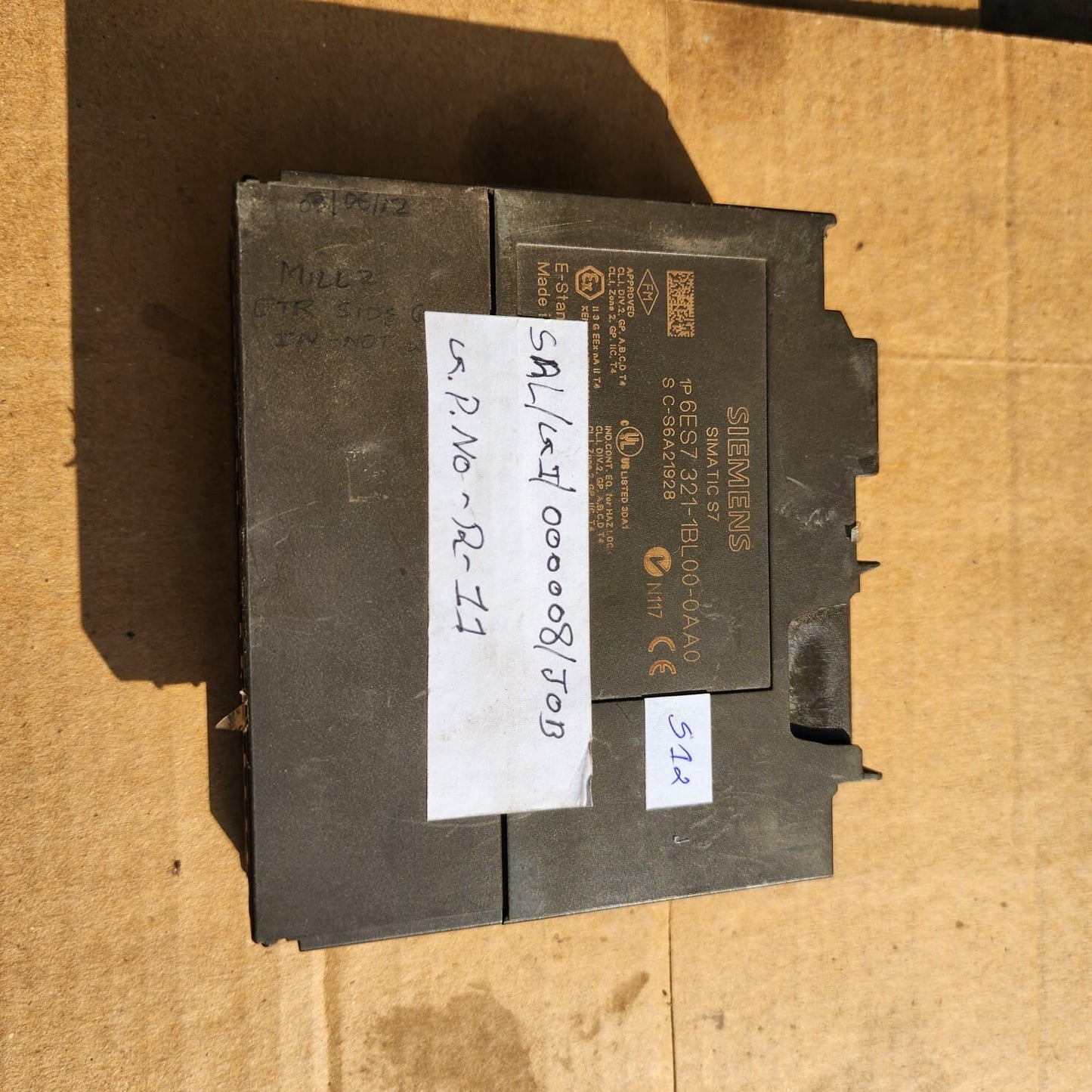 6ES7 321-1BL00-0AA0 NOT TESTED - FOR PARTS - NOT WORKING