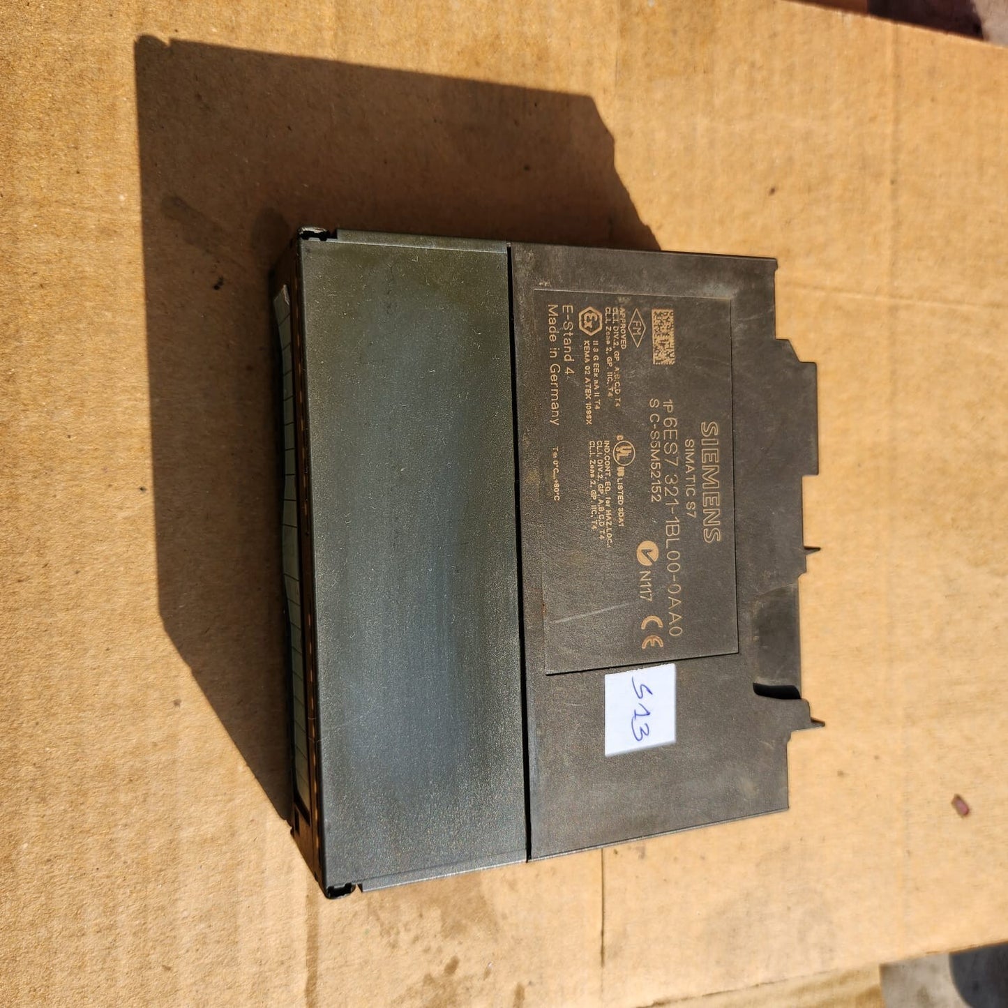6ES7 321-1BL00-0AA0 NOT TESTED - FOR PARTS - NOT WORKING
