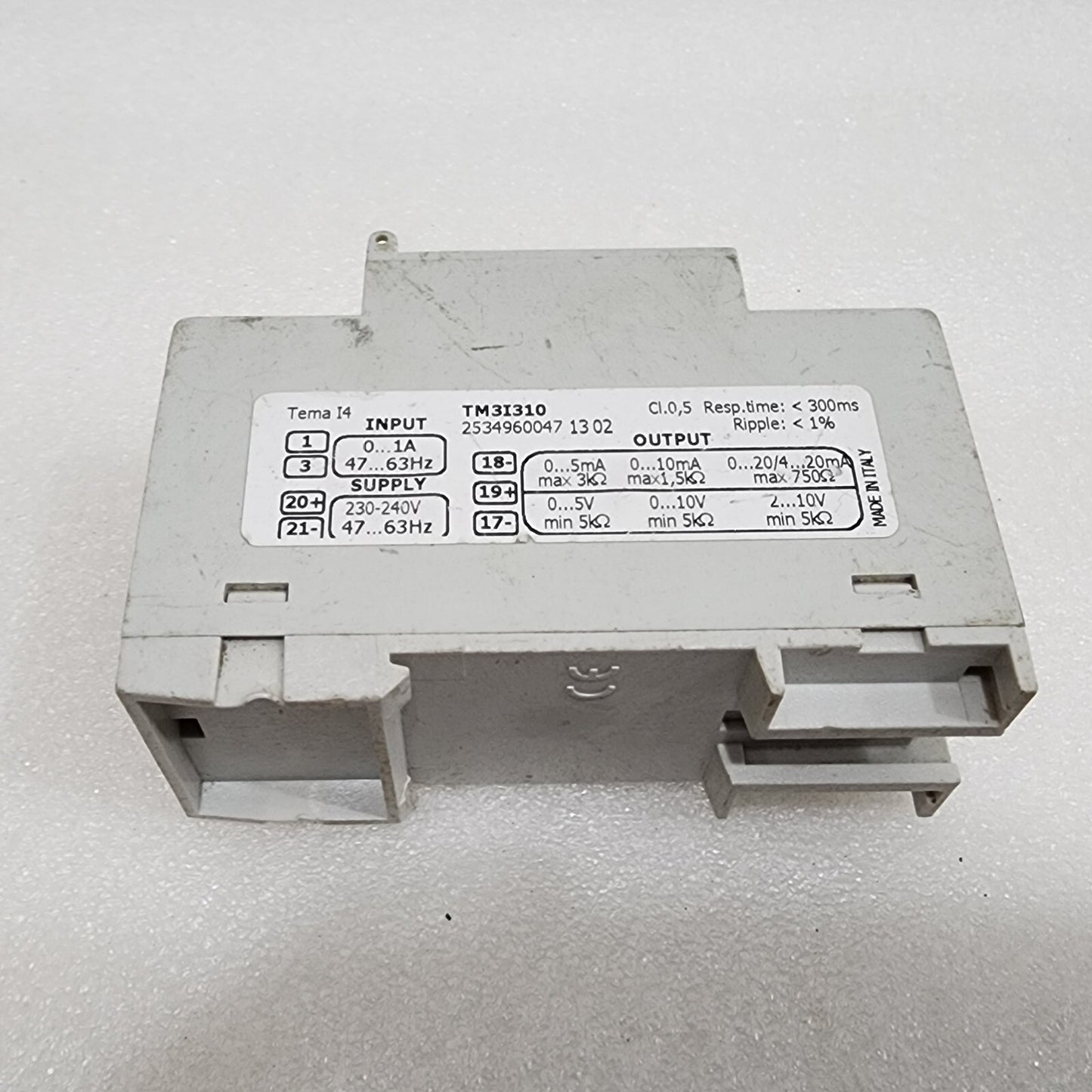 IME TM3I310 CURRENT TRANSDUCER 230-240VAC