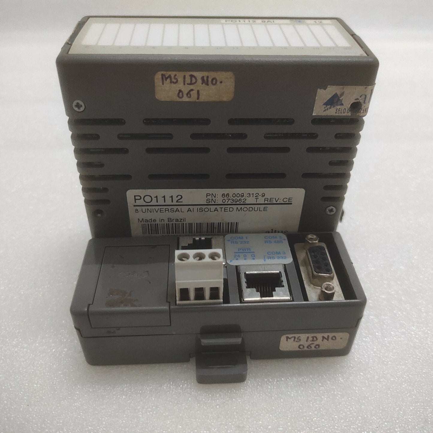 ALTUS PO1112 8-UNIVERSAL AI ISOLATED MODULE 66.009.312-9