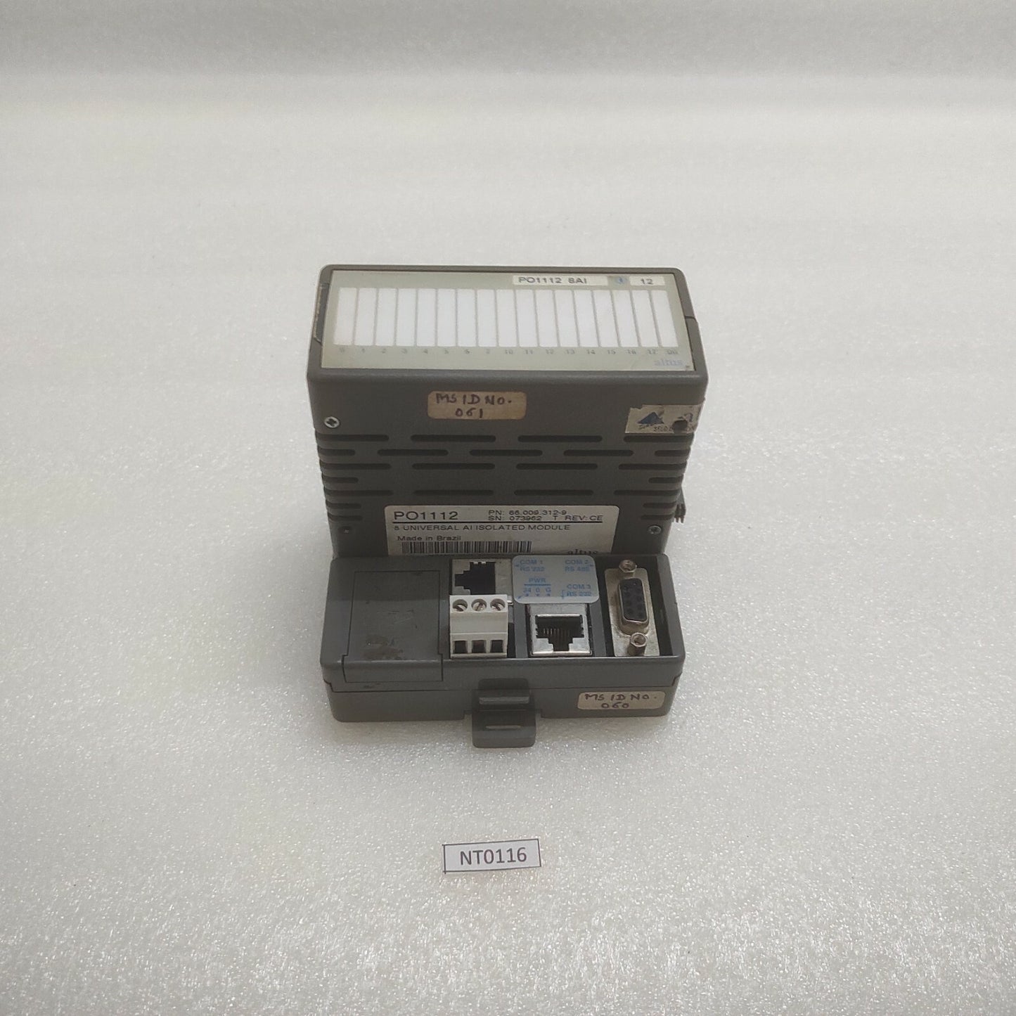 ALTUS PO1112 8-UNIVERSAL AI ISOLATED MODULE 66.009.312-9