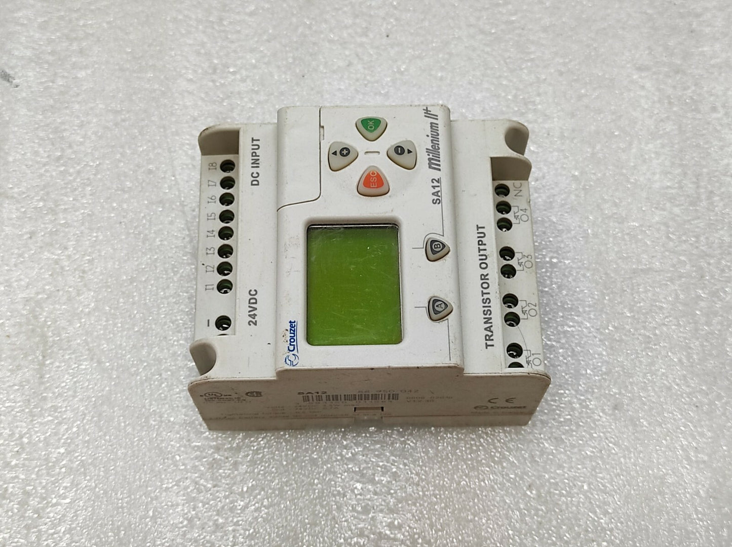 Crouzet SA 12 PLC Controller 88 950 042