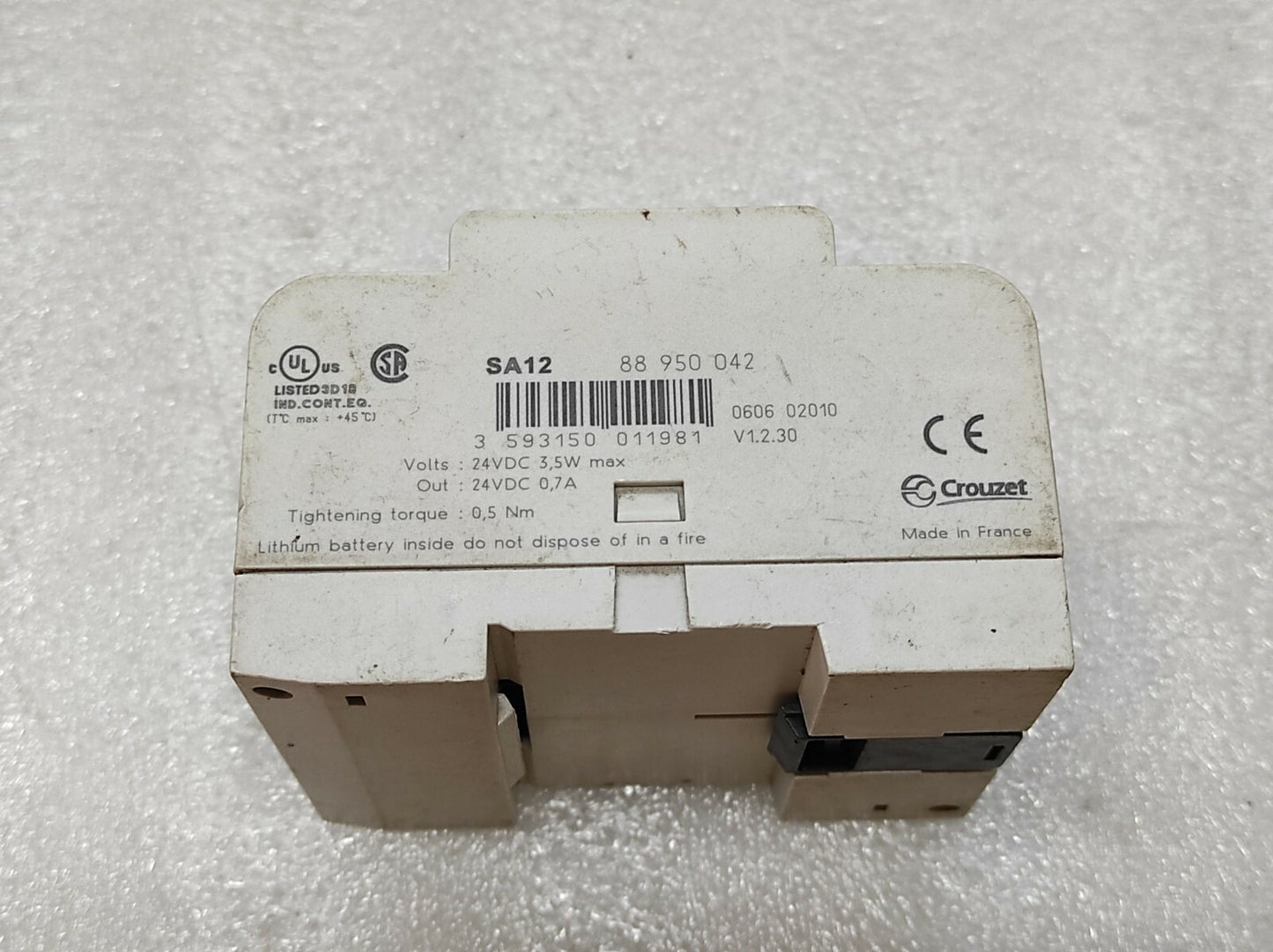 Crouzet SA 12 PLC Controller 88 950 042