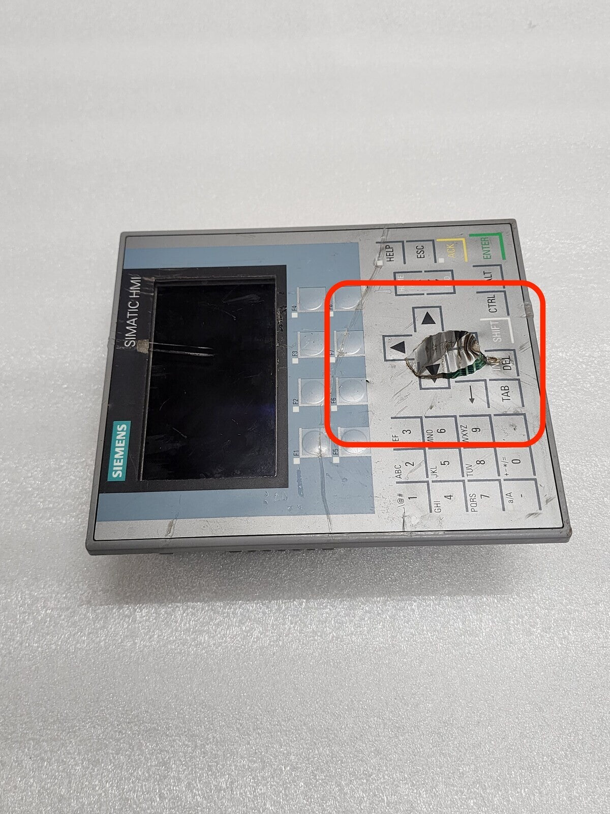 SIEMENS 6AV2 124-1DC01-0AX0 KP400 COMFORT SERIES OPERATOR PANEL