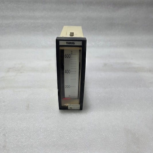 TSURUGA TME-152 ANALOG PANEL TEMPERATURE METER – 0-600°C, DC 4-20MA INPUT INDICA