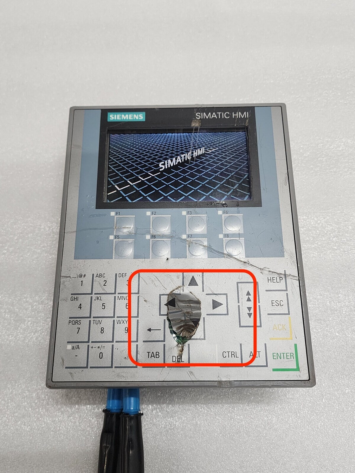 SIEMENS 6AV2 124-1DC01-0AX0 KP400 COMFORT SERIES OPERATOR PANEL