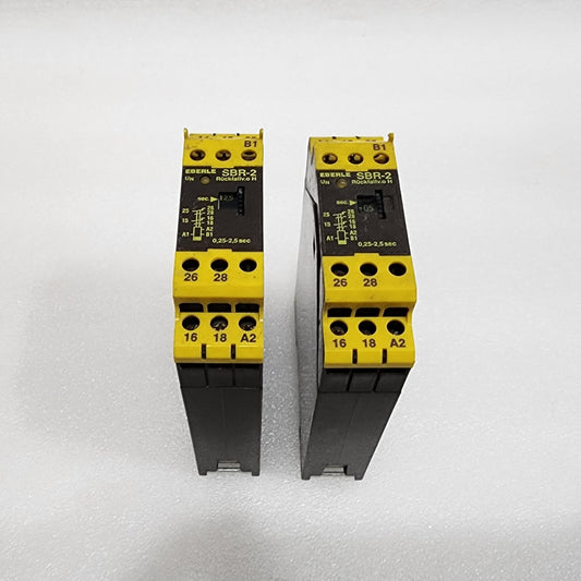 EBERLE SBR-2 TIMER RELAY 054521143599 230VAC/24VAC-DC 0.25S-2.5S