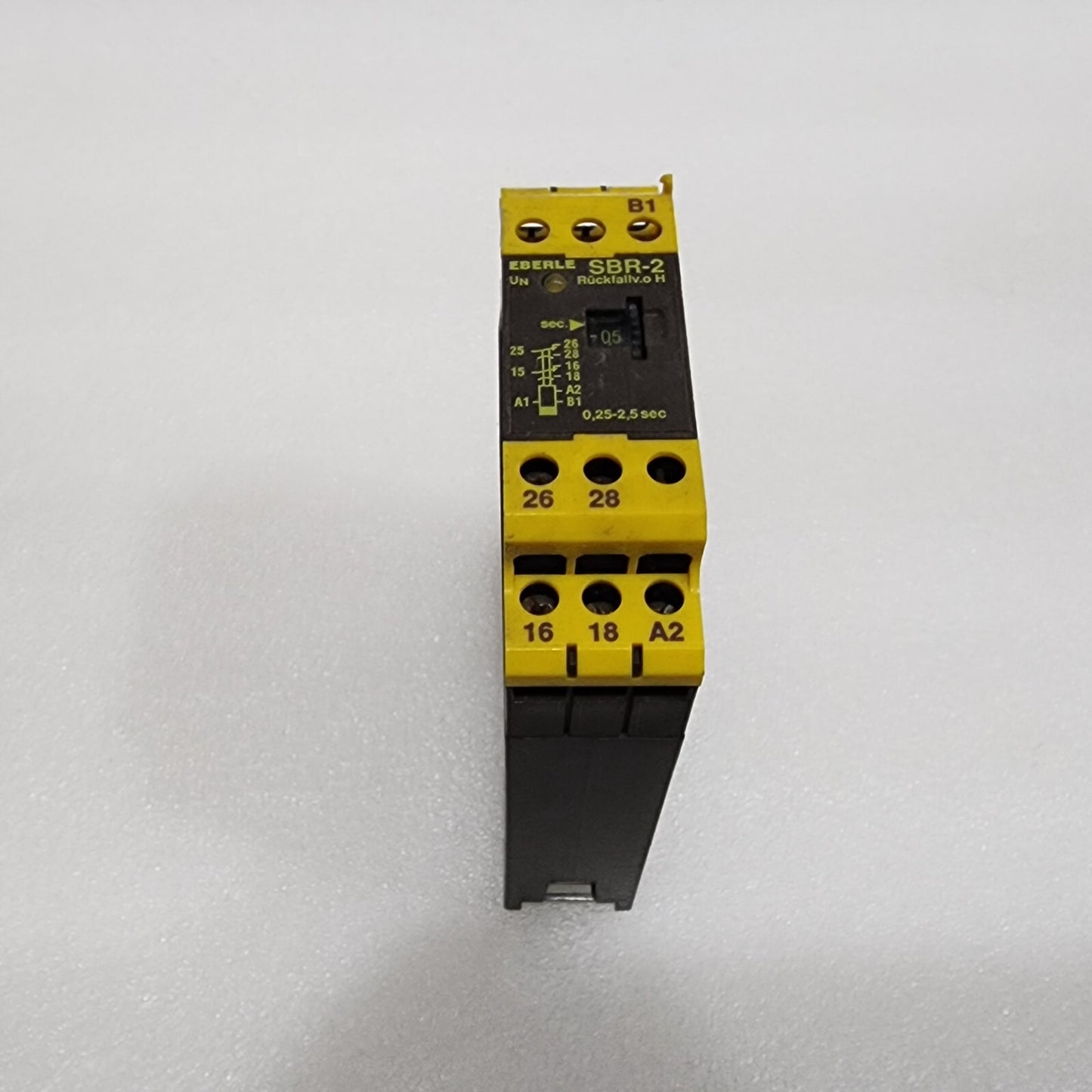 EBERLE SBR-2 TIMER RELAY 054521143599 230VAC/24VAC-DC 0.25S-2.5S