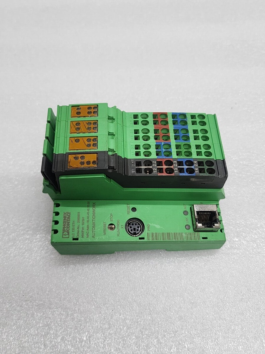 PHOENIX CONTACT ILC 130 ETH CONTROLLER 2988803 4-i/o