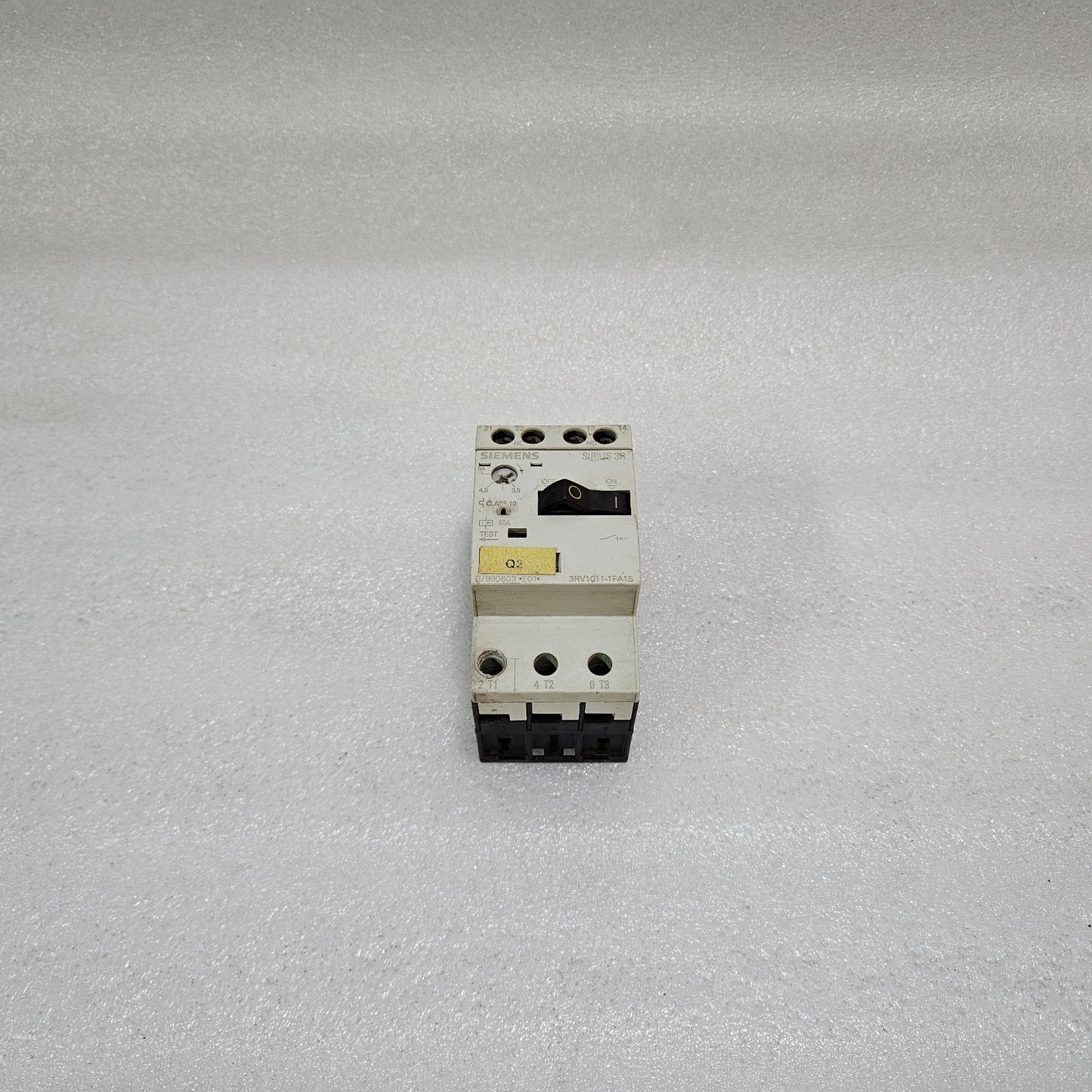 SIEMENS SIRIUS 3RV1011-1FA15 MOTOR PROTECTION CIRCUIT BREAKER MPCB 3.5–5A CLASS