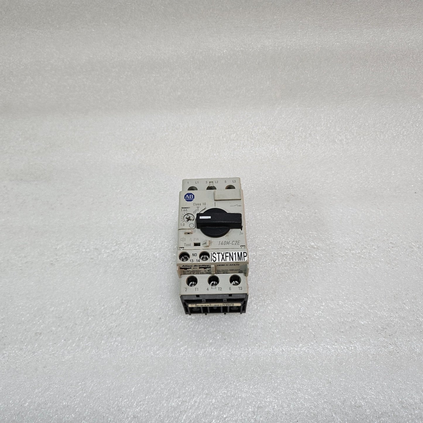 ALLEN-BRADLEY 140M-C2E-B16 MOTOR PROTECTION CIRCUIT BREAKER 1.0–1.6A CLASS 10 MA