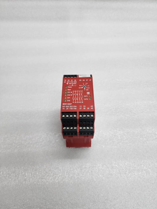 ALLEN BRADLEY MSR138DP GUARD MASTER CAT 440R-M23143 SAFETY RELAY