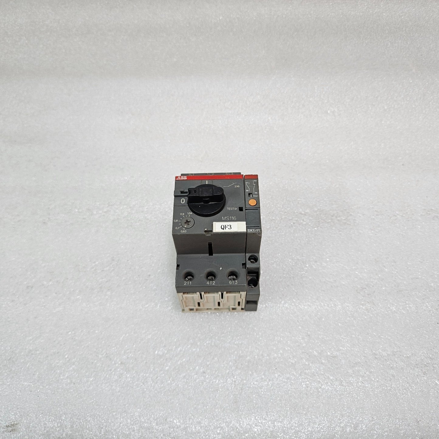 ABB MS116-1.0 MANUAL MOTOR STARTER / MOTOR PROTECTION CIRCUIT BREAKER 0.63–1.0A
