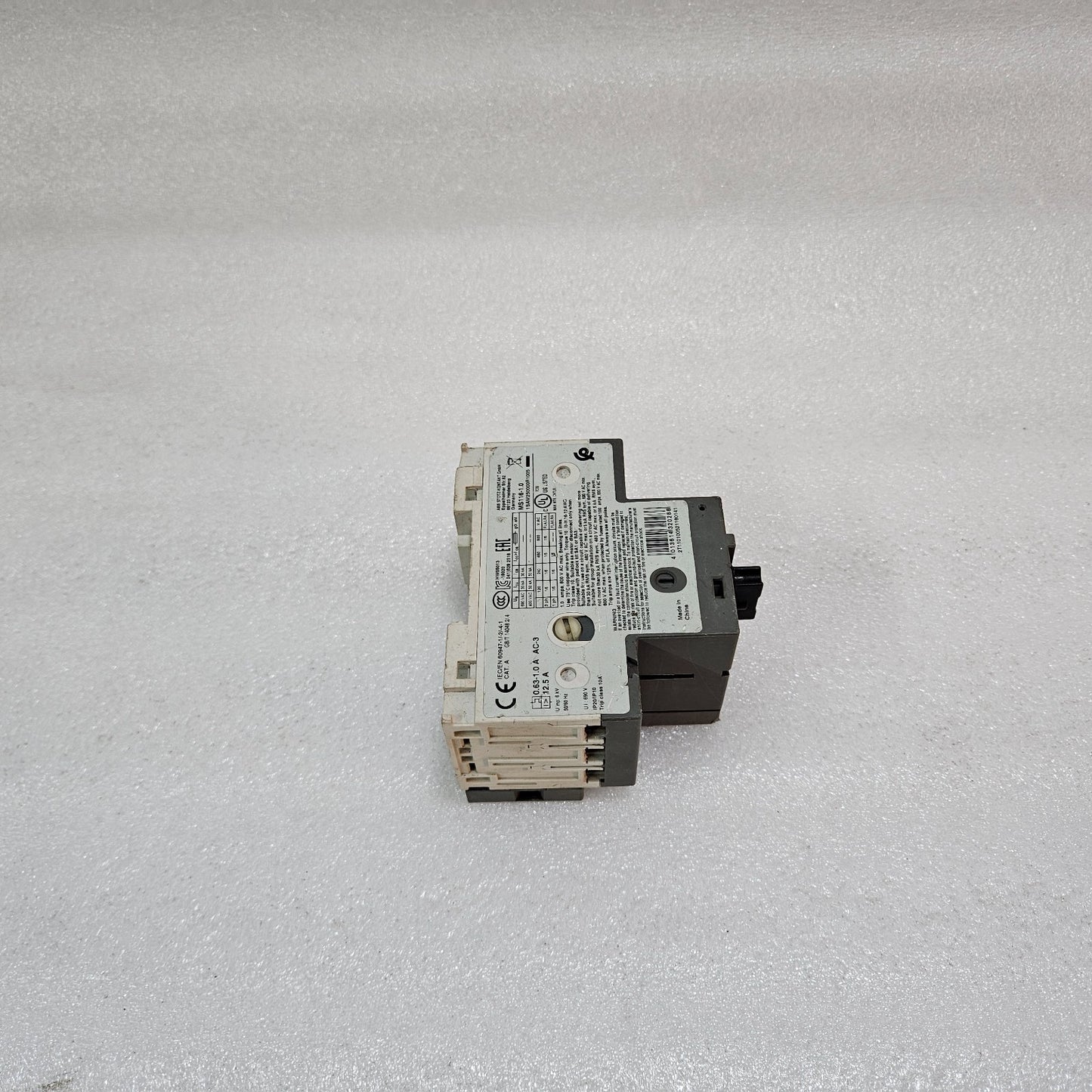 ABB MS116-1.0 MANUAL MOTOR STARTER / MOTOR PROTECTION CIRCUIT BREAKER 0.63–1.0A