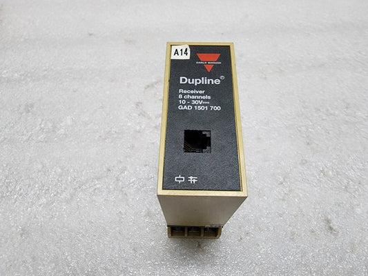 CARLO GAVAZI GAD 1501 700 DUPLINE 8-CH RECEIVER 10-30VDC