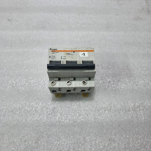 MERLIN GERIN MULTI9 C63L 60A 3 POLE MCB 380V 22KA INDUSTRIAL CIRCUIT BREAKER