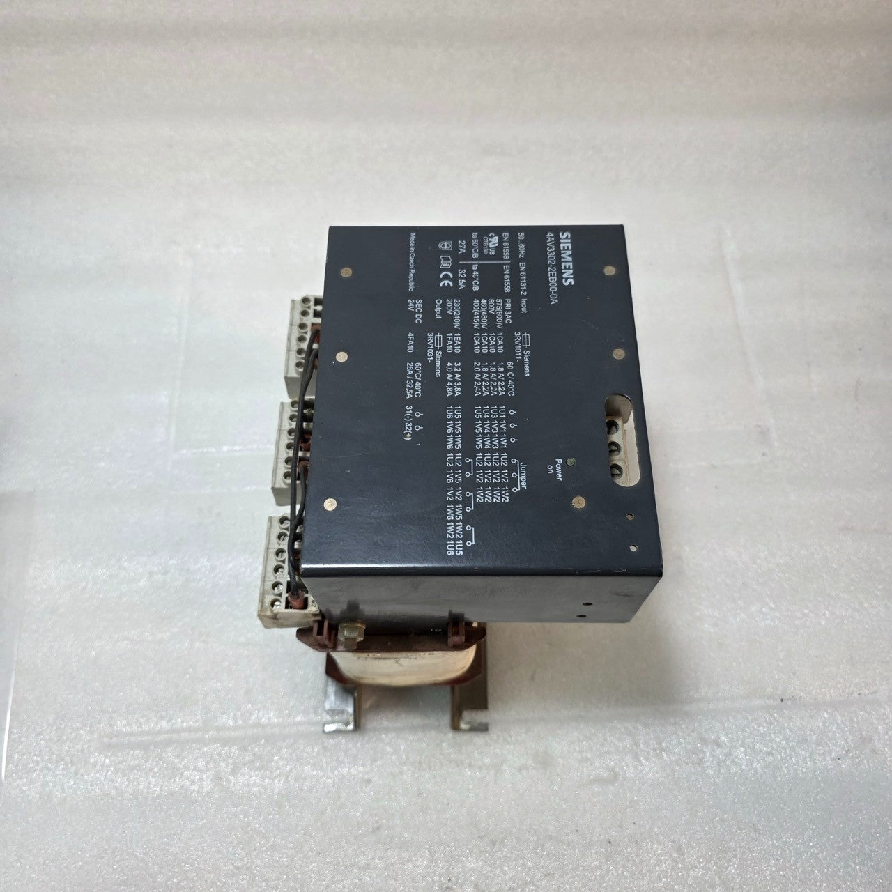 SIEMENS 4AV3302-2EB00-0A INDUSTRIAL POWER SUPPLY TRANSFORMER | 3-PHASE 200–575VA