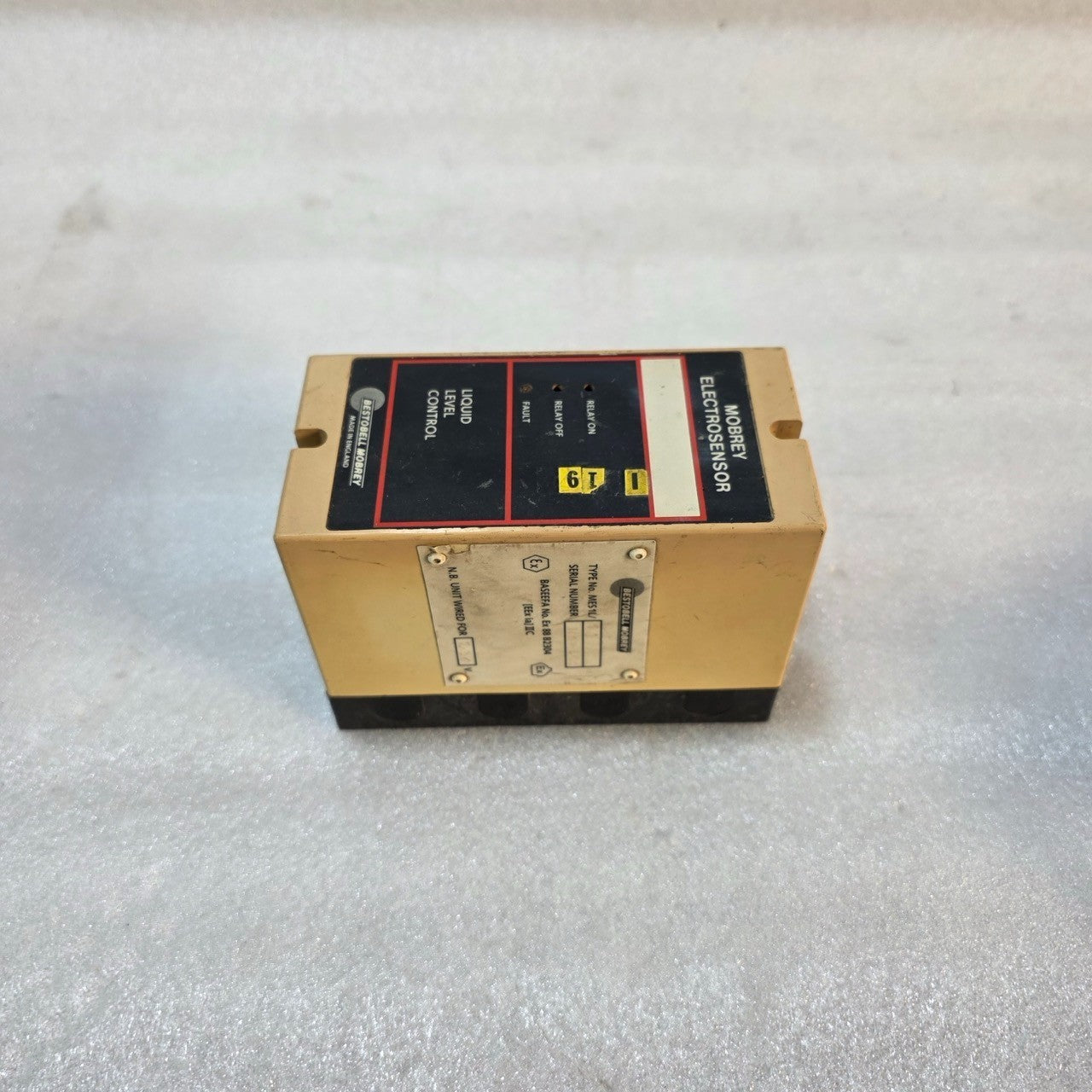 MOBREY MES1/L ELECTROSENSOR LIQUID LEVEL CONTROL RELAY MODULE