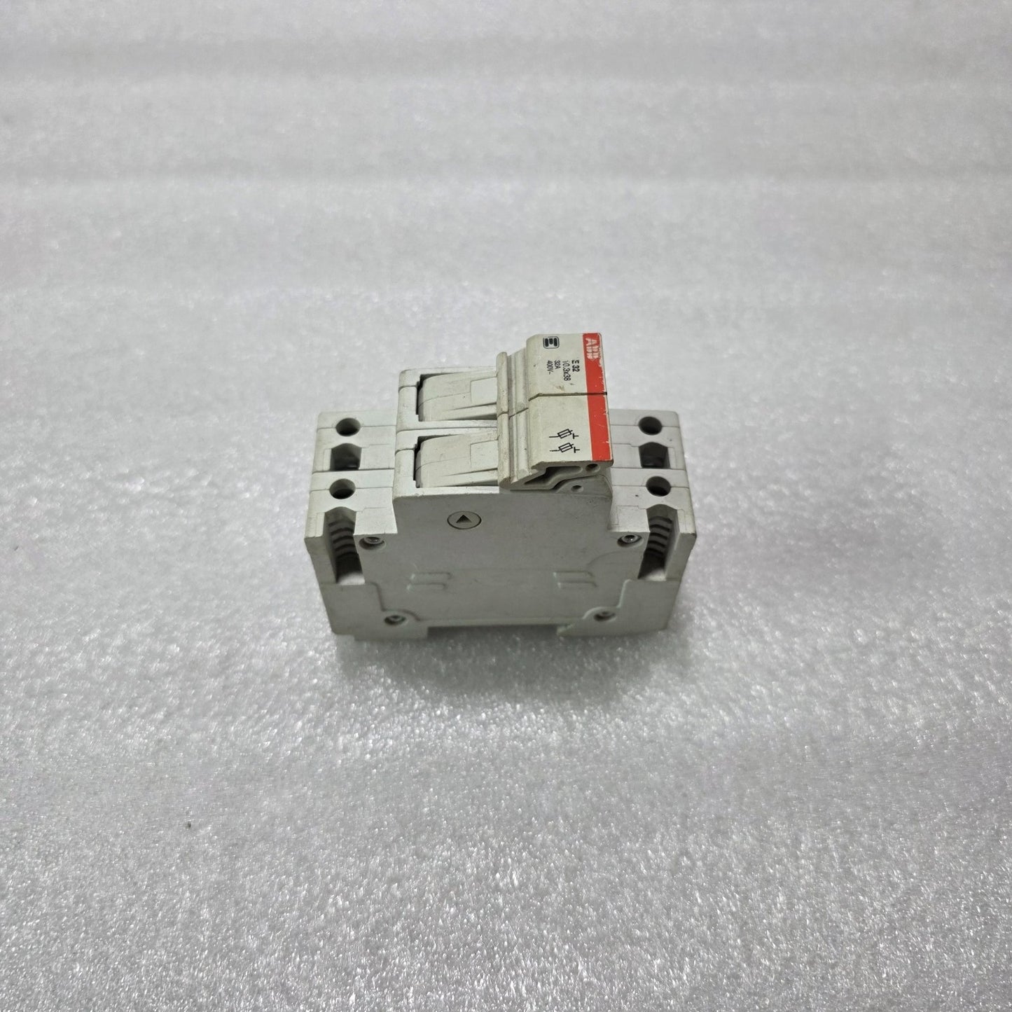 ABB E32 10.3X38 32A 400V 2 POLE FUSE HOLDER DIN RAIL MOUNT