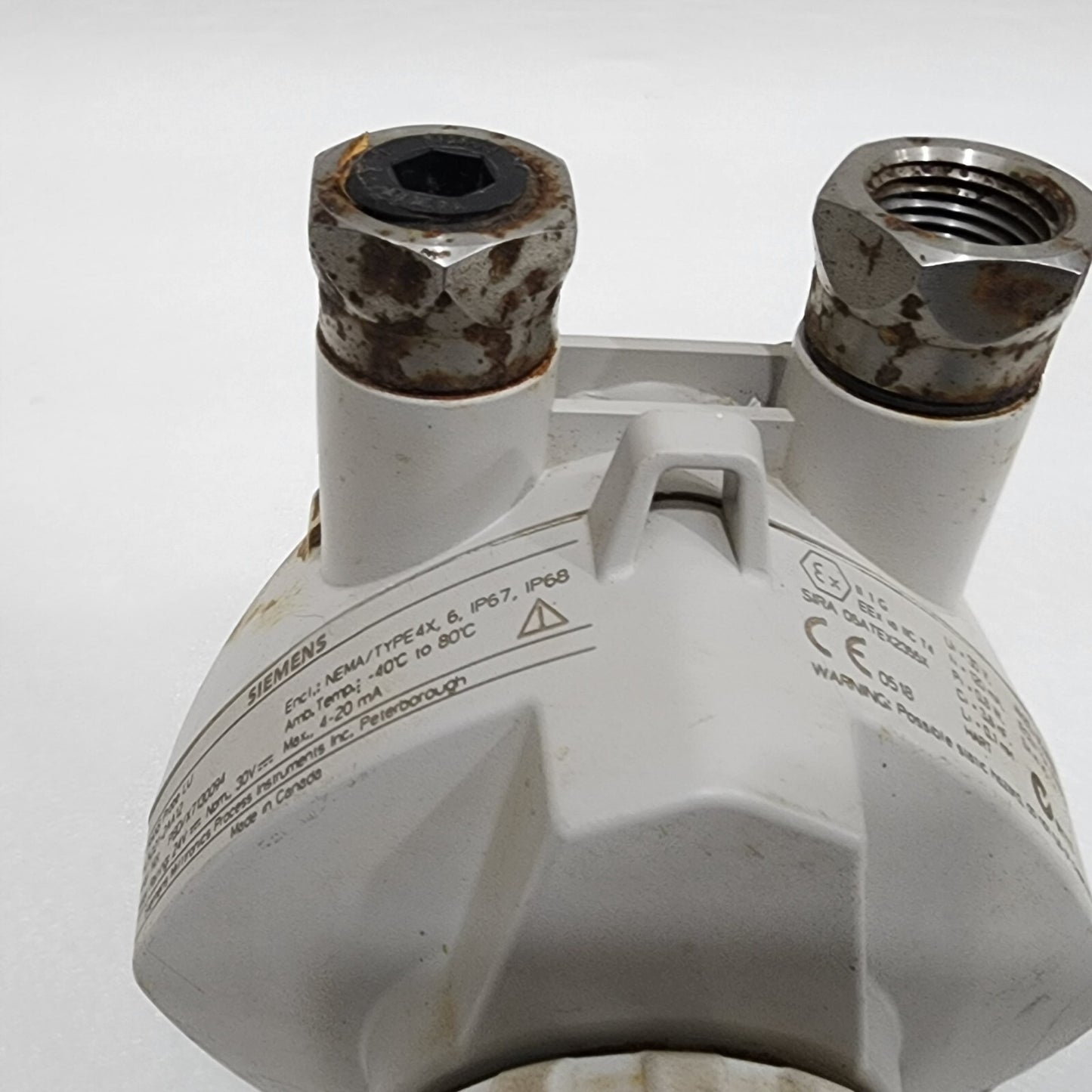 SIEMENS SITRANS PROBE LU 7ML5221-2AA12 ULTRASONIC LEVEL TRANSMITTER 24VDC