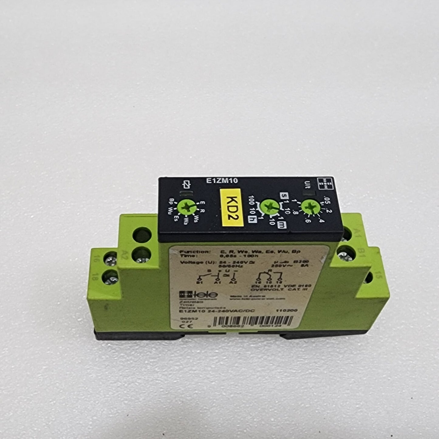 TELE E1ZM10 MULTIFUNCTION TIMER 110200 24-240VAC/DC