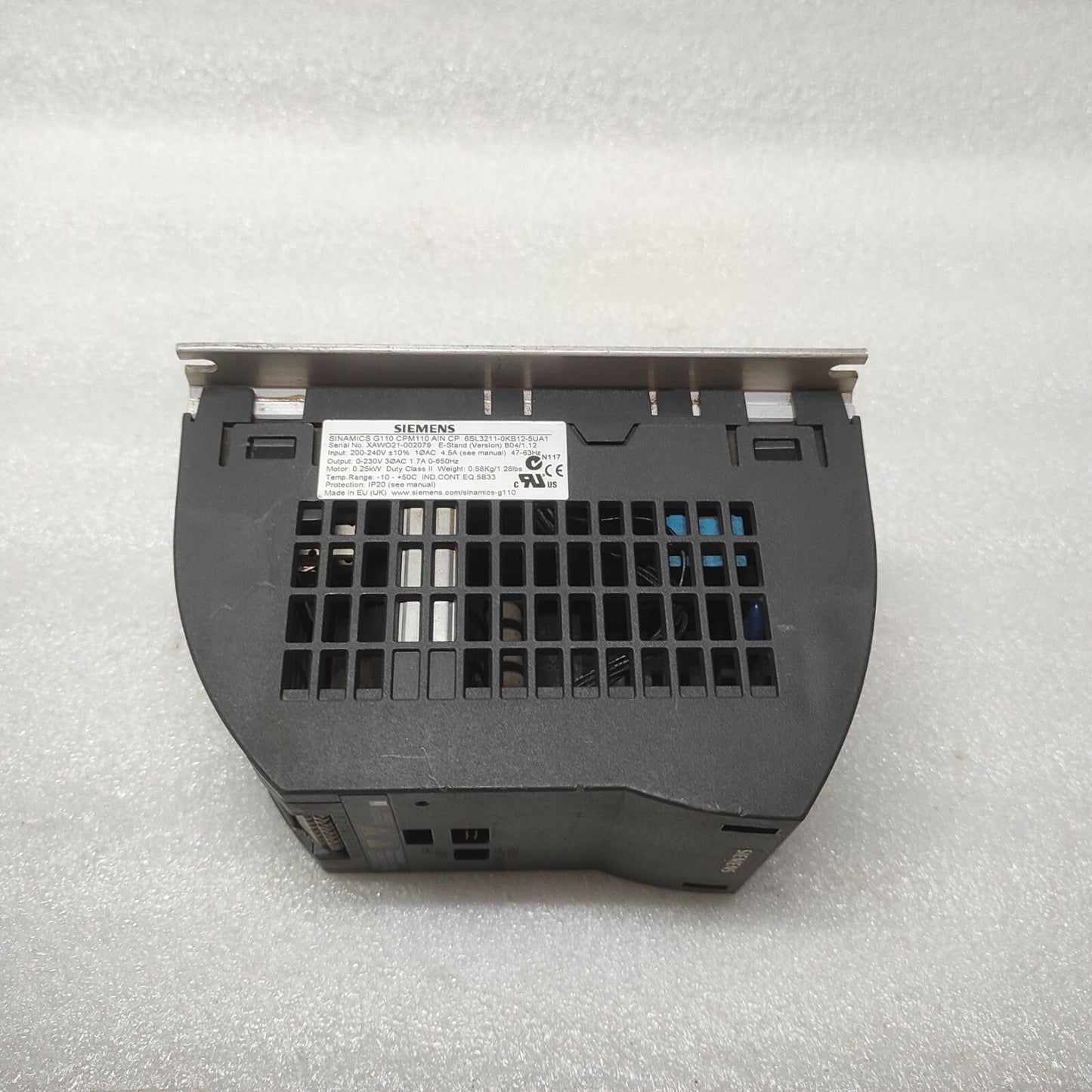 SIEMENS SINAMICS G110 CPM110 0.25 kW 6SL3211-0KB12-5UA1
