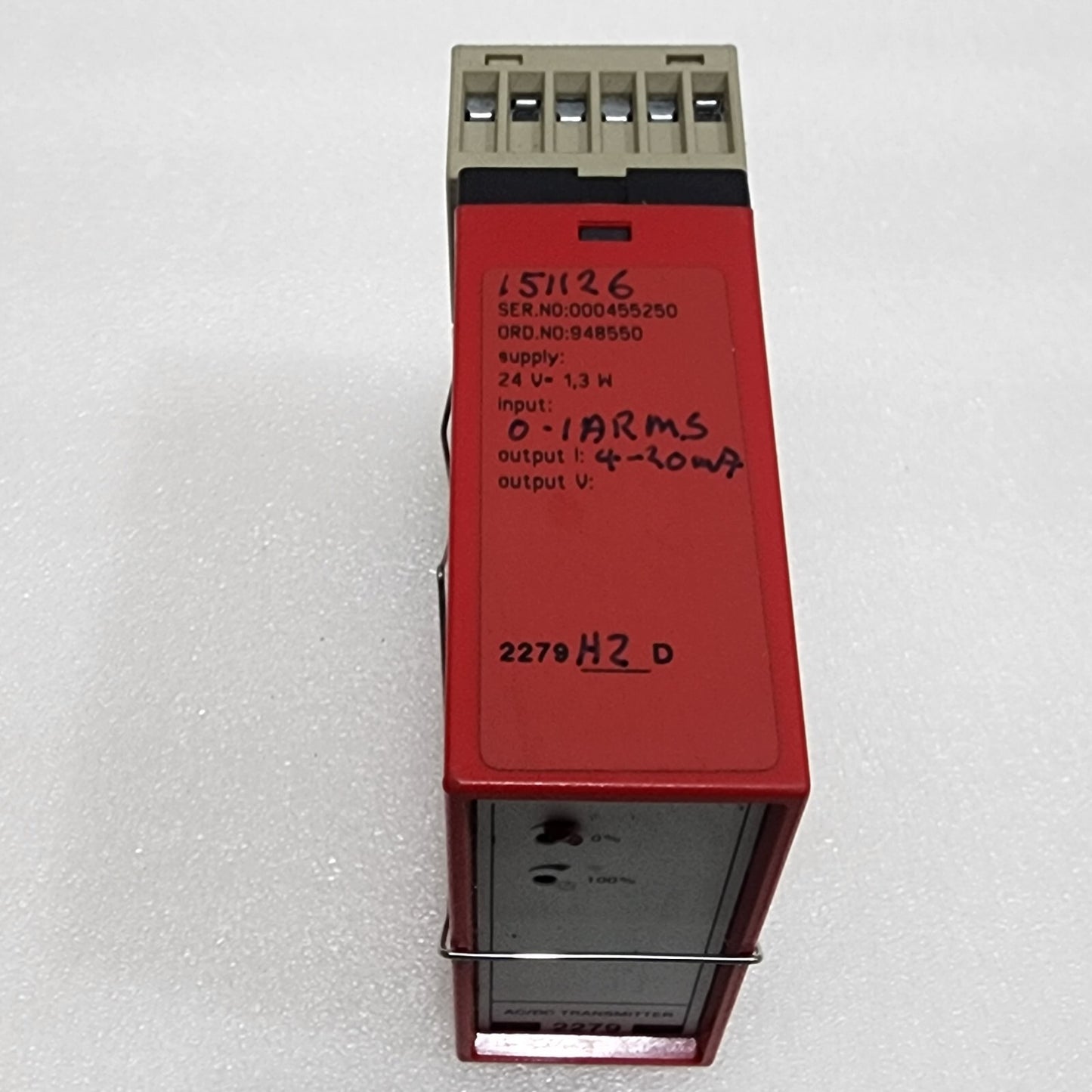 PR ELECTRONICS 2279 AC/DC TRANSMITTER 24VDC