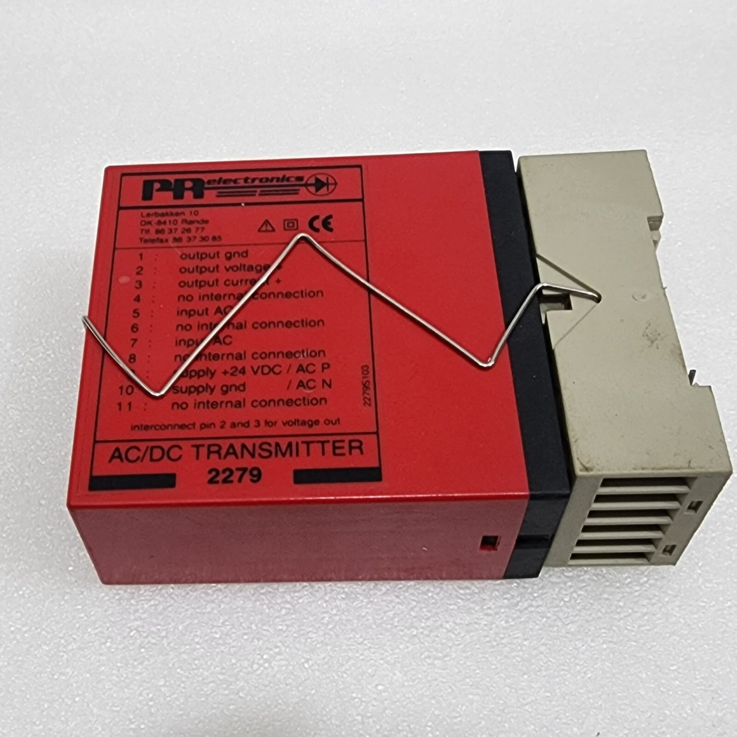 PR ELECTRONICS 2279 AC/DC TRANSMITTER 24VDC