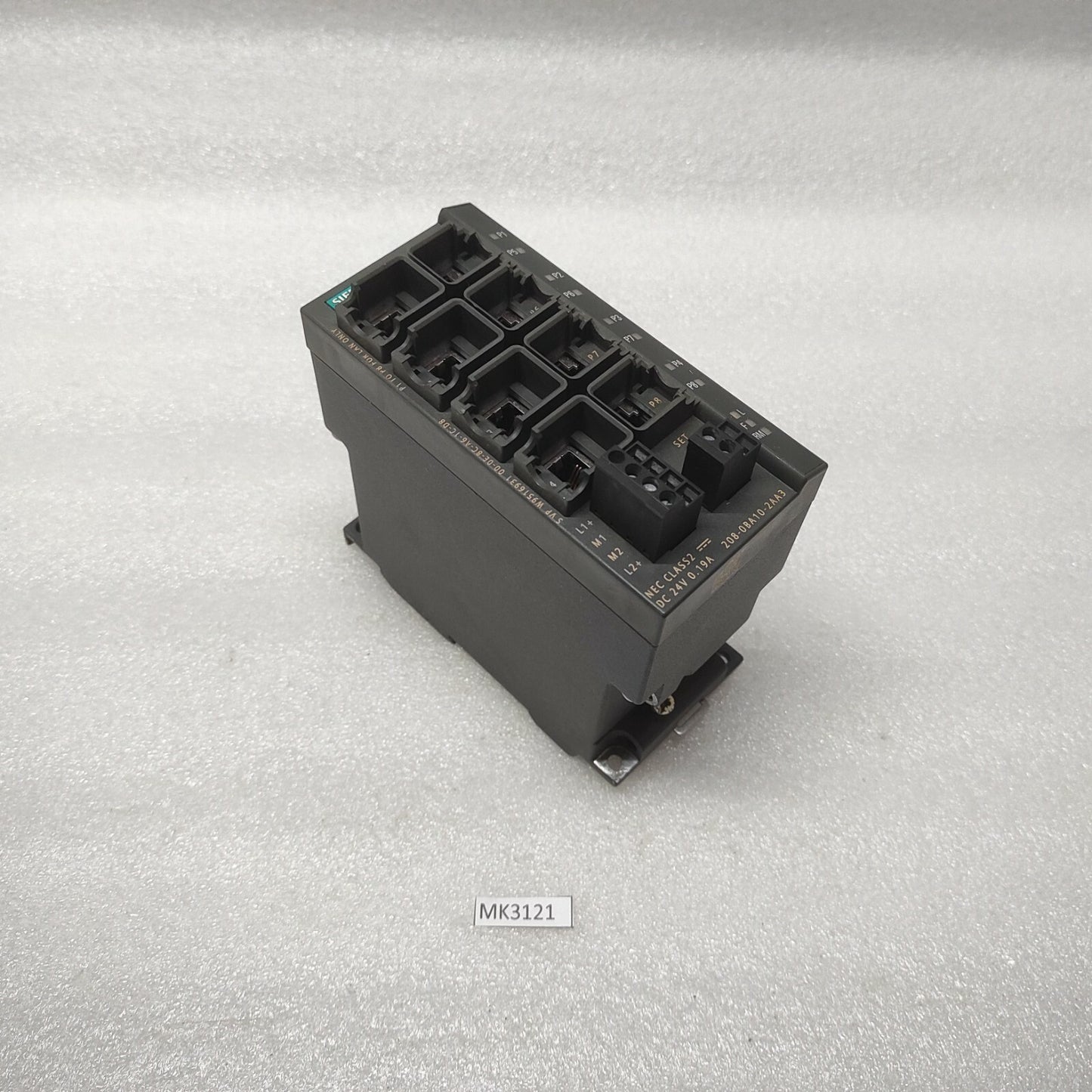 SIEMENS SCALANCE X208 6GK5208-0BA10-2AA3 ETHERNET SWITCH