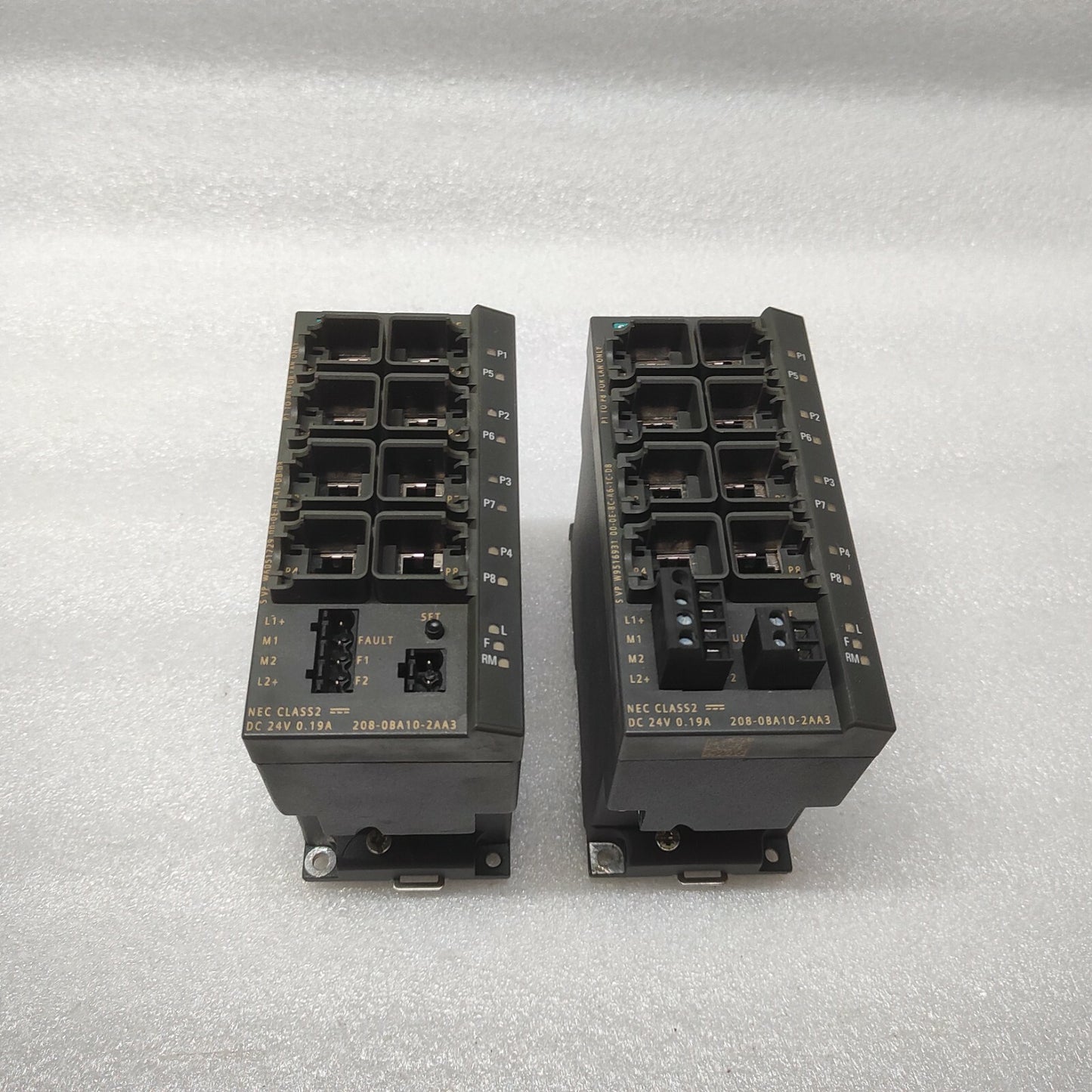 SIEMENS SCALANCE X208 6GK5208-0BA10-2AA3 ETHERNET SWITCH