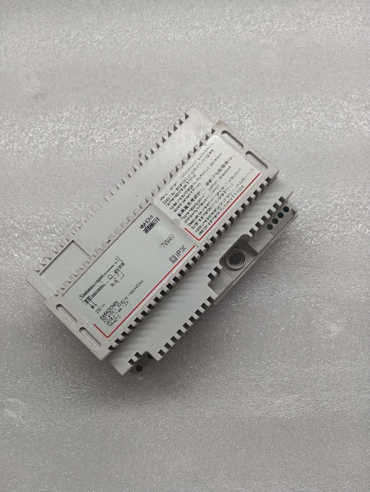 BTICINO MYHOME SCS E46ADCN POWER SUPPLY 17W40 230V E46ADCN