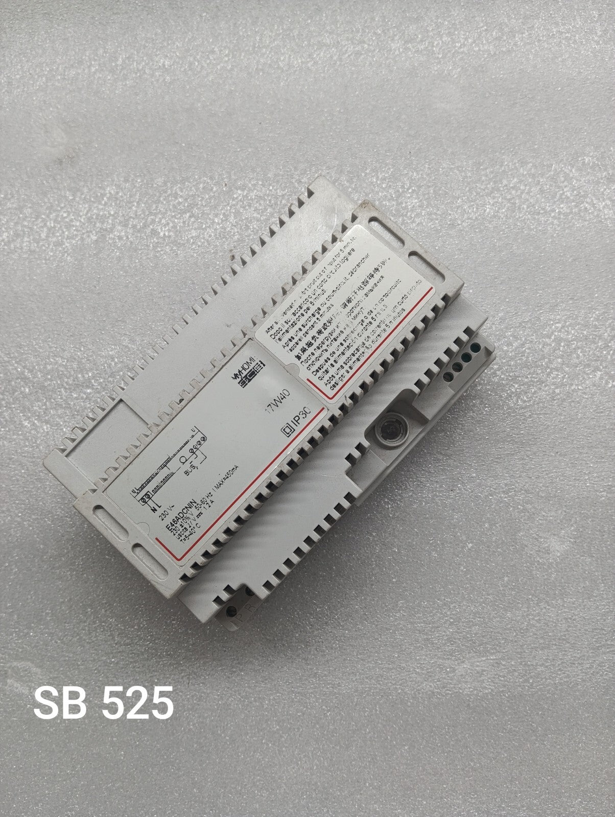 BTICINO MYHOME SCS E46ADCN POWER SUPPLY 17W40 230V E46ADCN