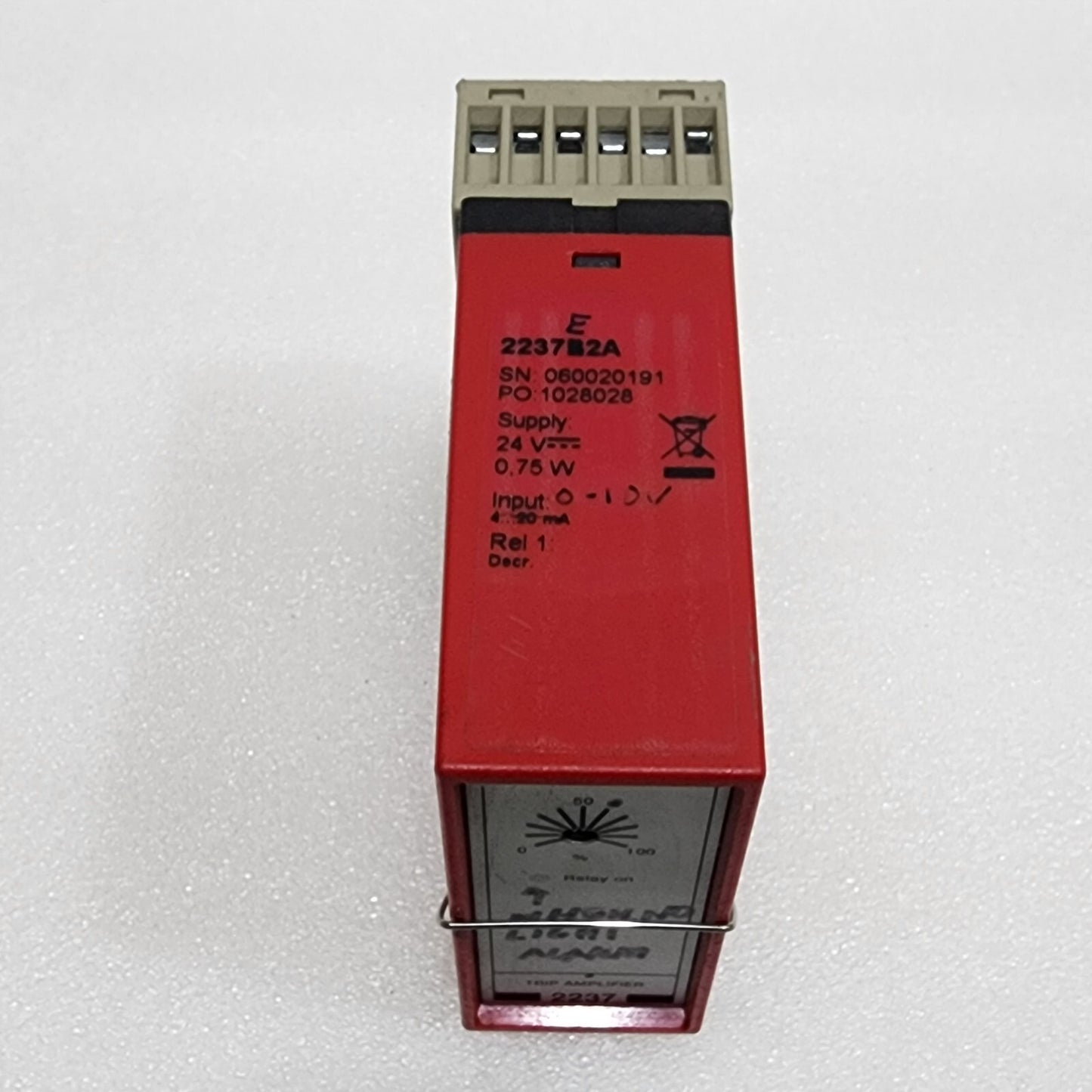 PR ELECTRONICS 2237 TRIP AMPLIFIER 24VDC 2237B2A
