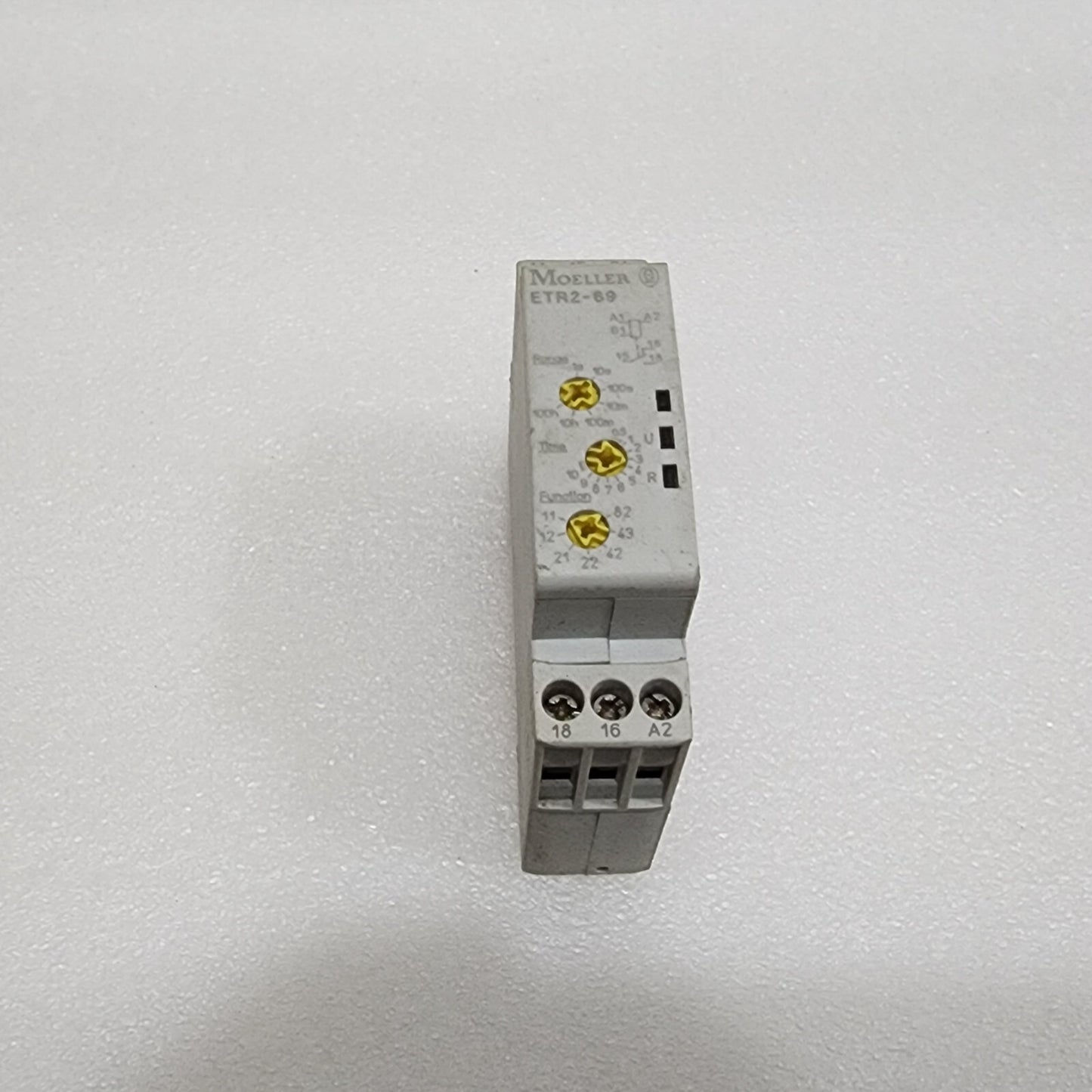 MOELLER TER2-69 MULTIFUNCTION TIMER RELAY 262689 24-240VAC/24-48VDC 0.05S-100H