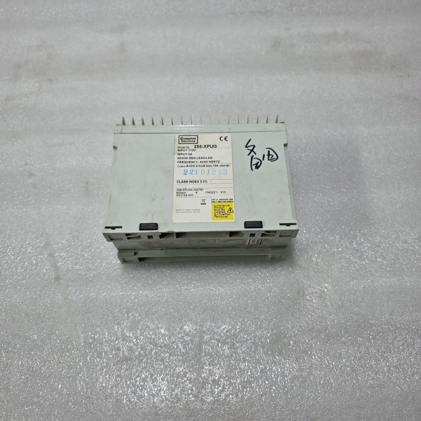 CROMPTON INSTRUMENTS 256-XPUG POWER TRANSDUCER – 110V INPUT, 4-20MA OUTPUT, CLAS