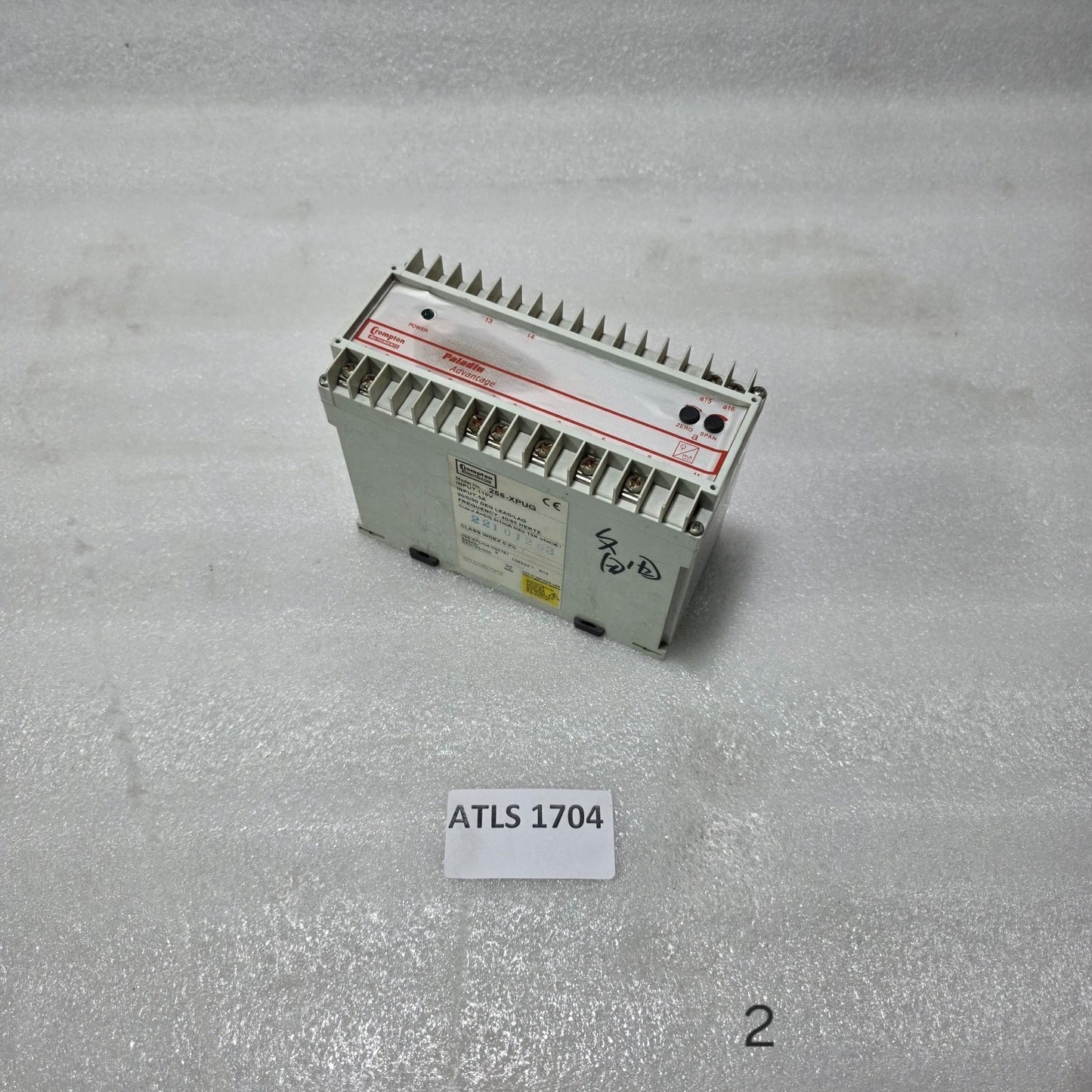 CROMPTON INSTRUMENTS 256-XPUG POWER TRANSDUCER – 110V INPUT, 4-20MA OUTPUT, CLAS