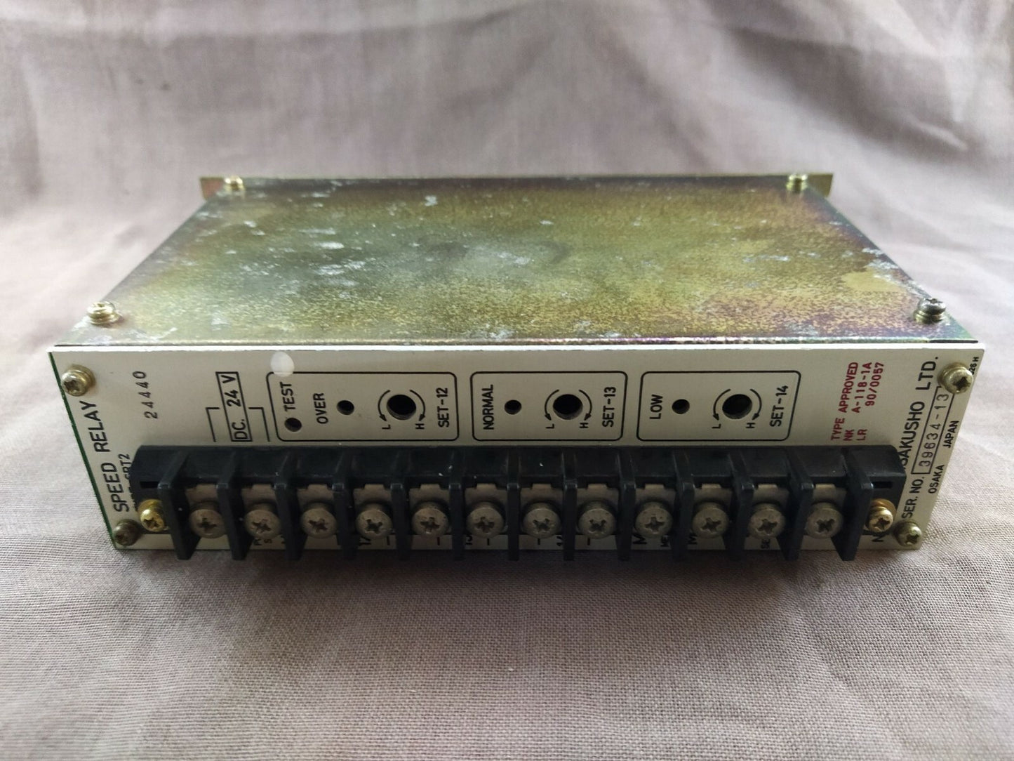NEGISHI SEISAKUSHO SPEED RELAY CONTROLLER – PART CODE 46111-017560, RPM MONITORI